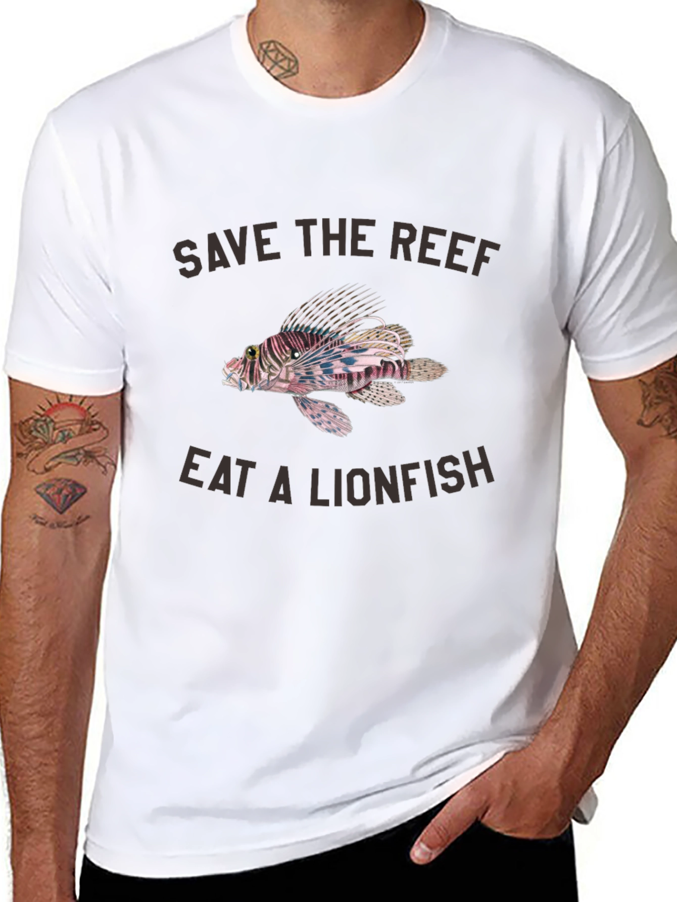 Save the Reef Lionfish Graphic Tee