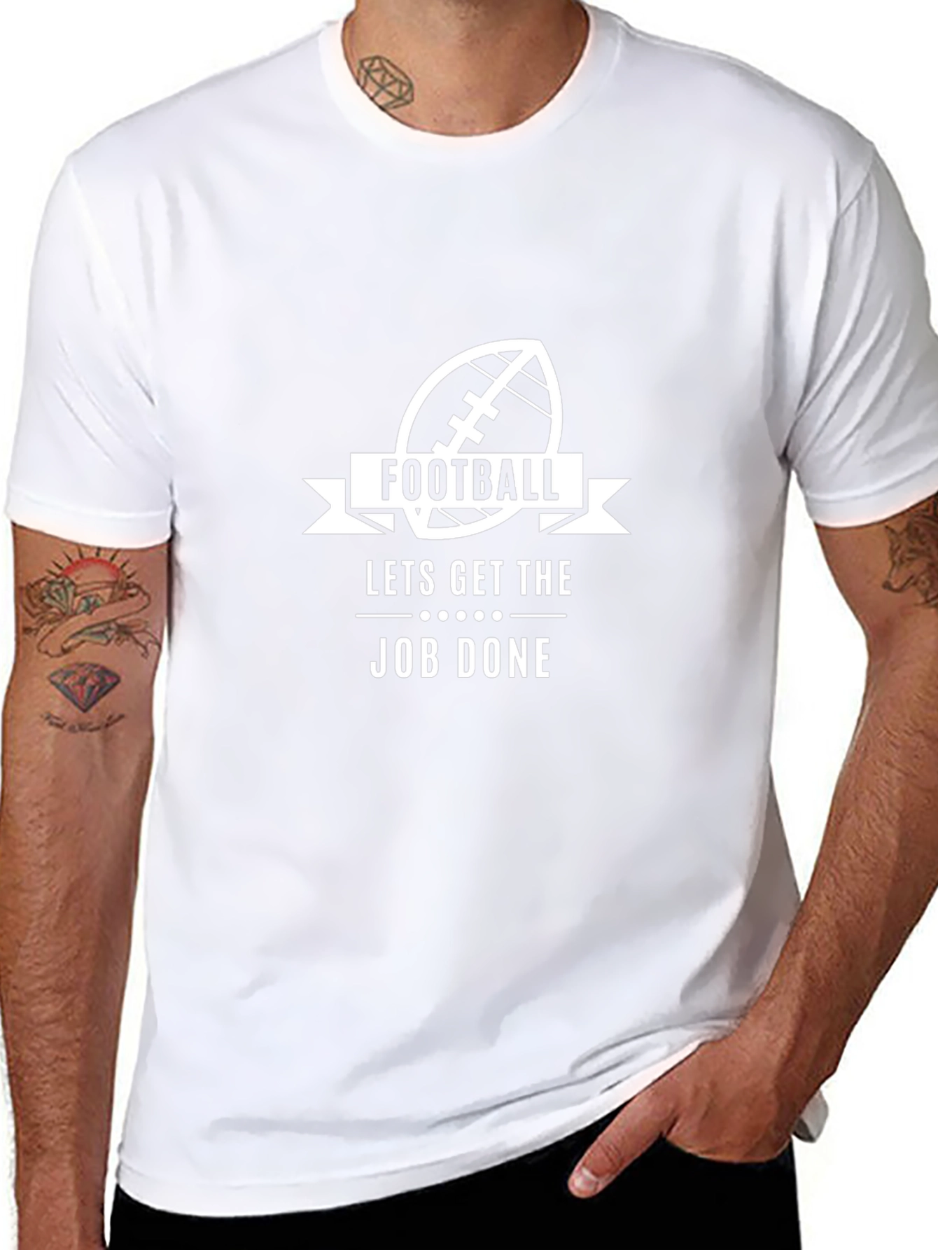 Football Lets Get the Job Done T-Shirt