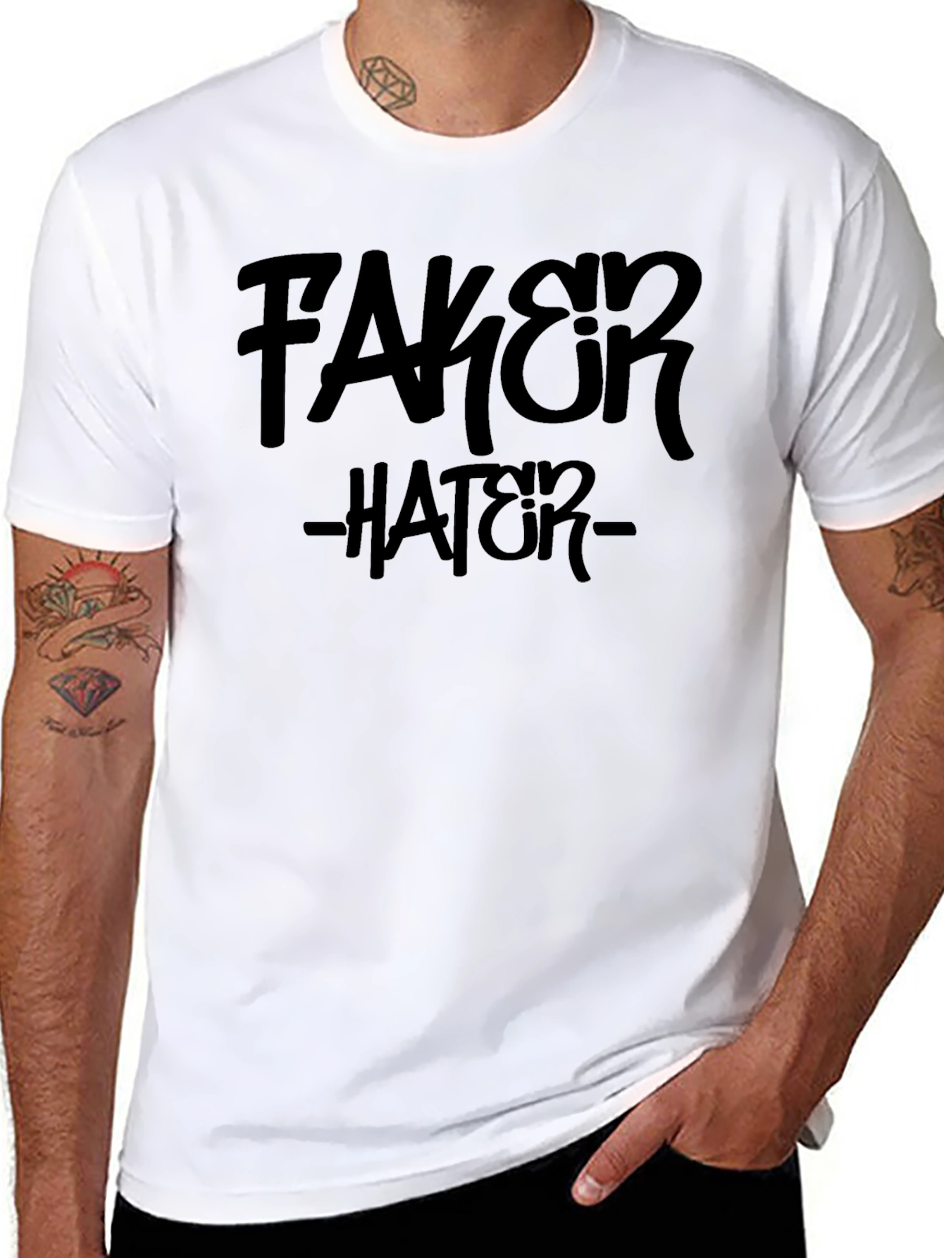 Fakir Hater Black Graphic T-Shirt