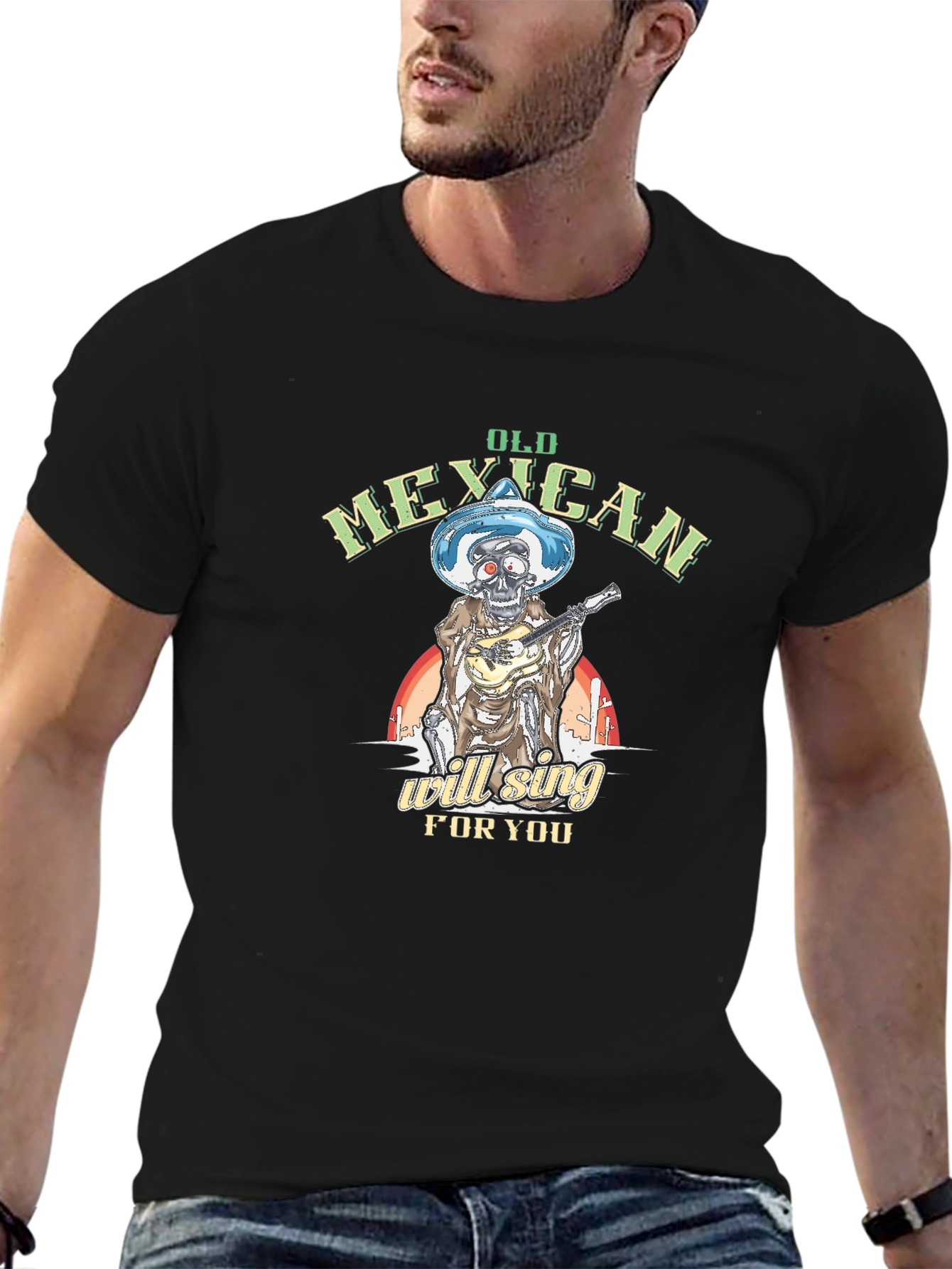 Old Mexican Will Sing For You T-Shirt