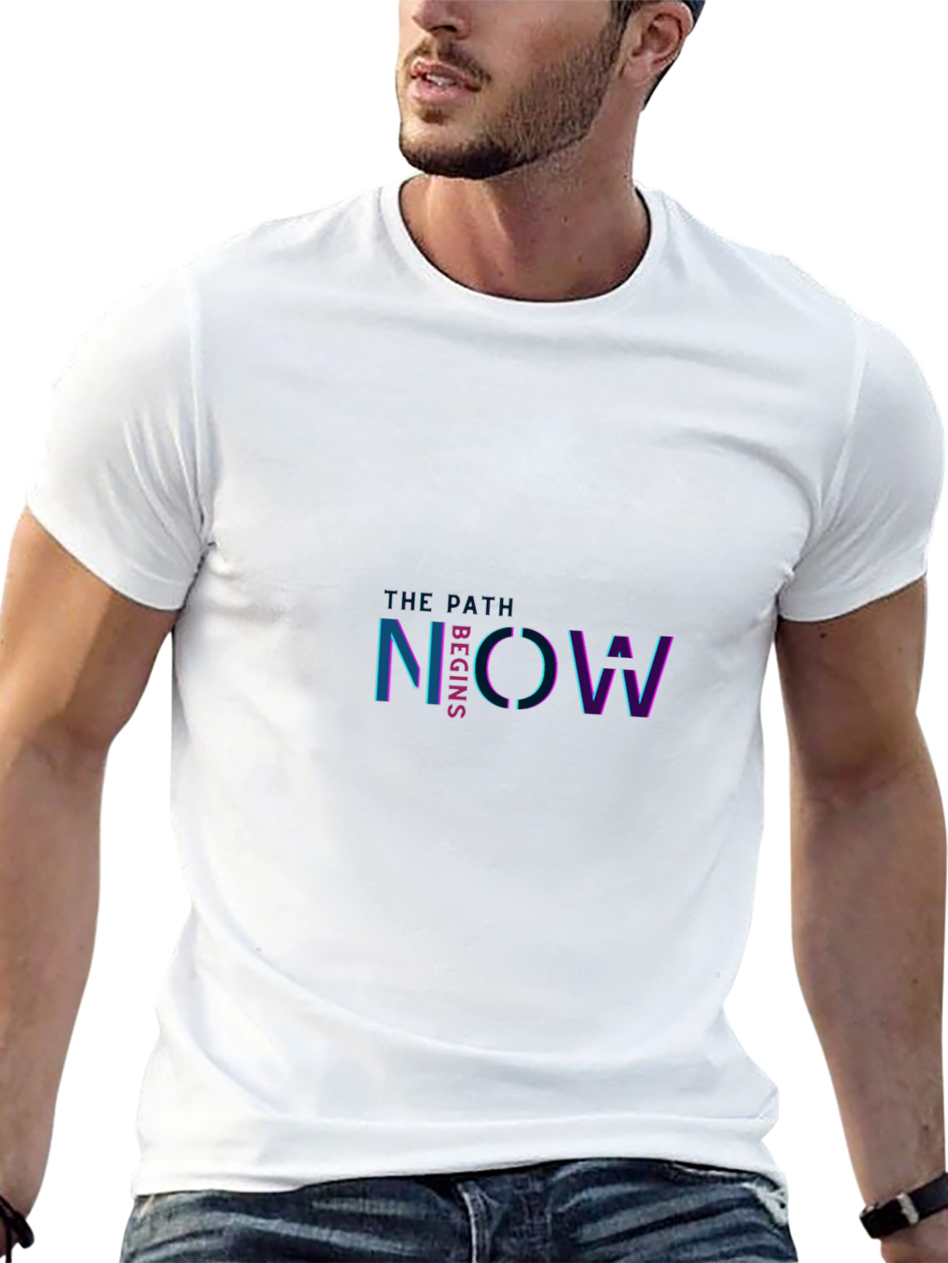 The Path Begins Now T-Shirt - Stylish Graphic Tee