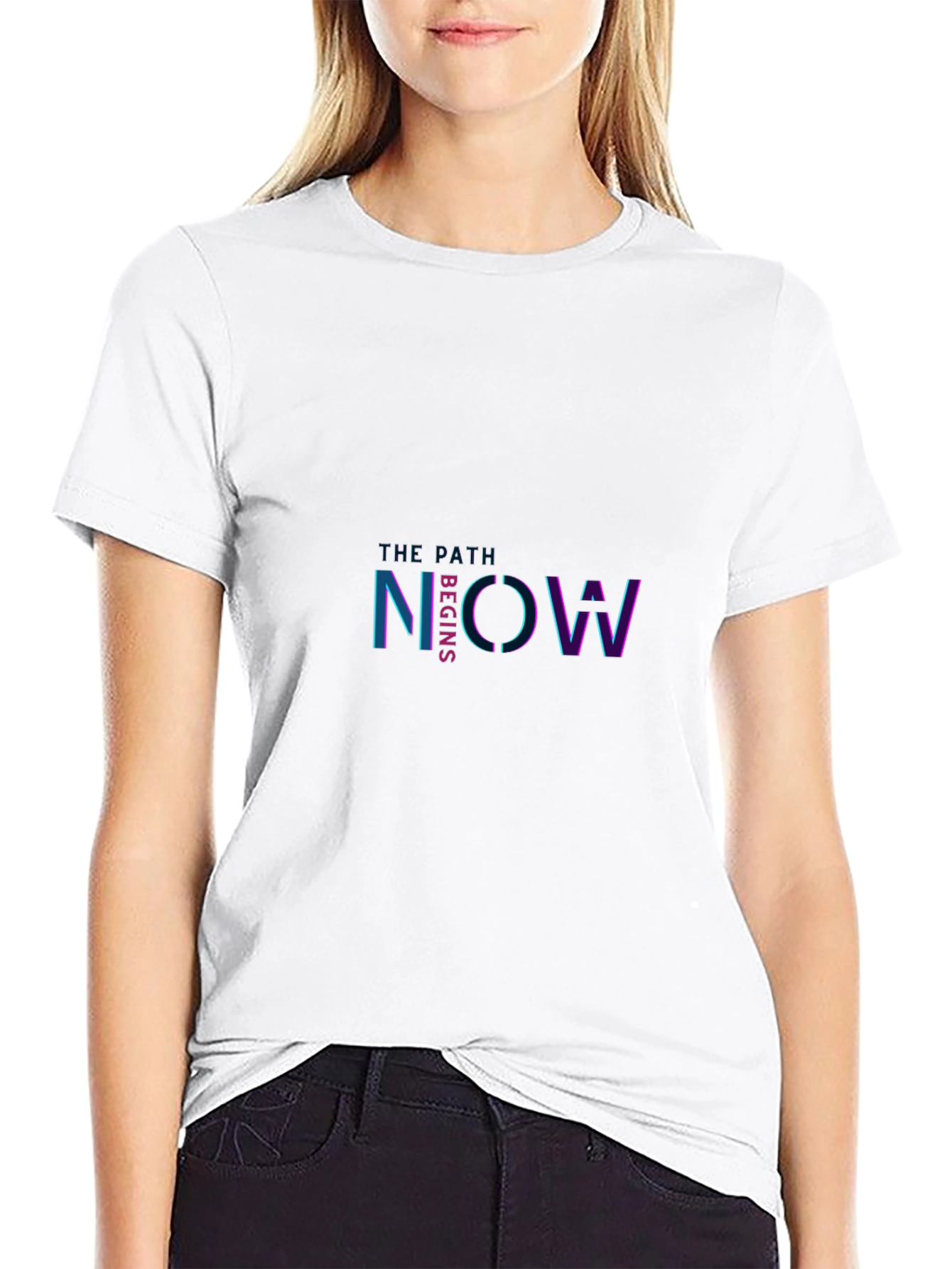 The Path Begins Now T-Shirt - Stylish Graphic Tee
