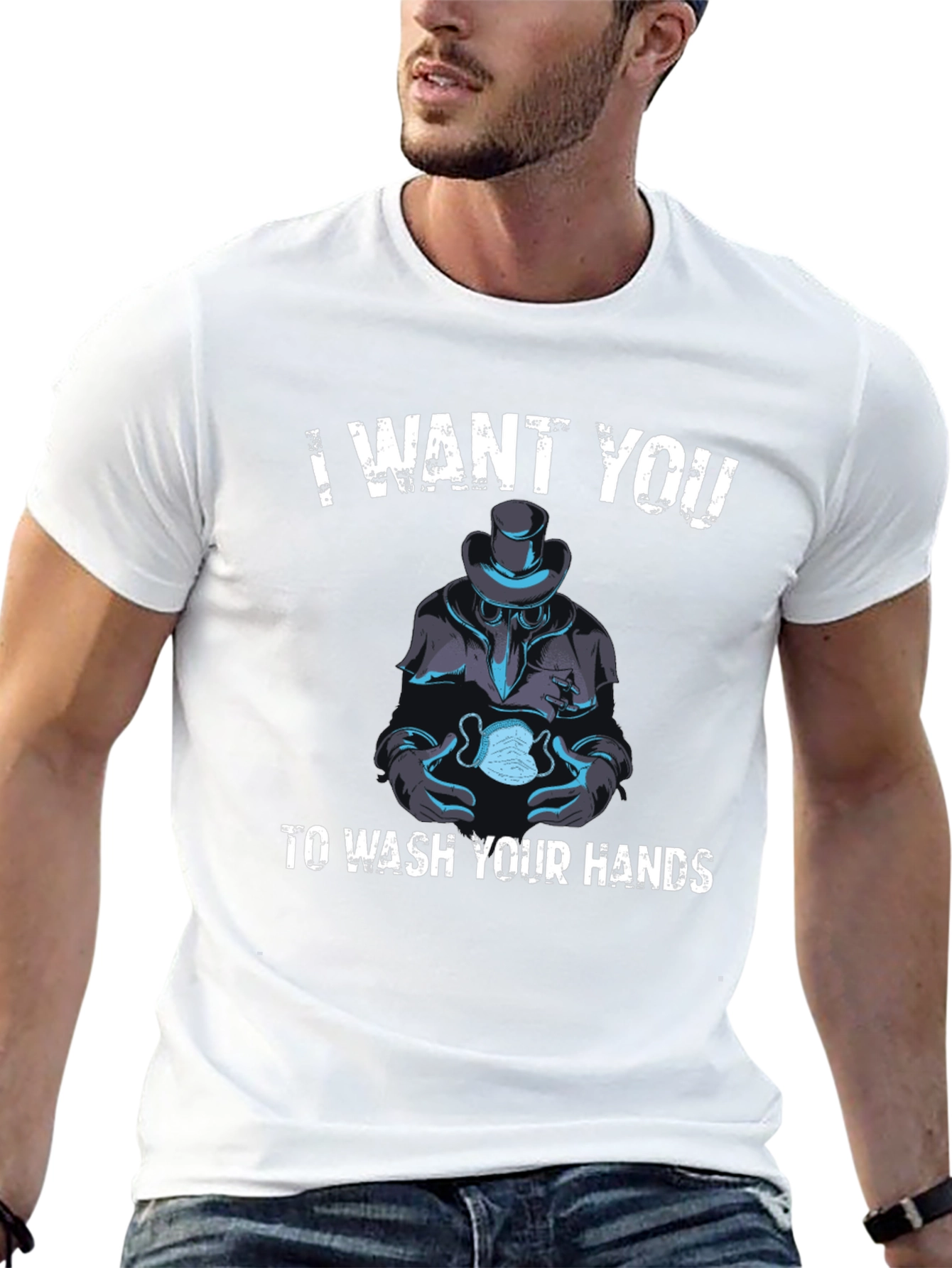 Wash Your Hands Plague Doctor T-Shirt