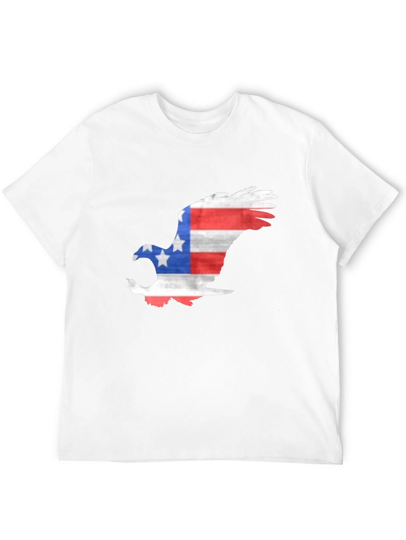 Patriotic Eagle Graphic T-Shirt - Mens Black Tee