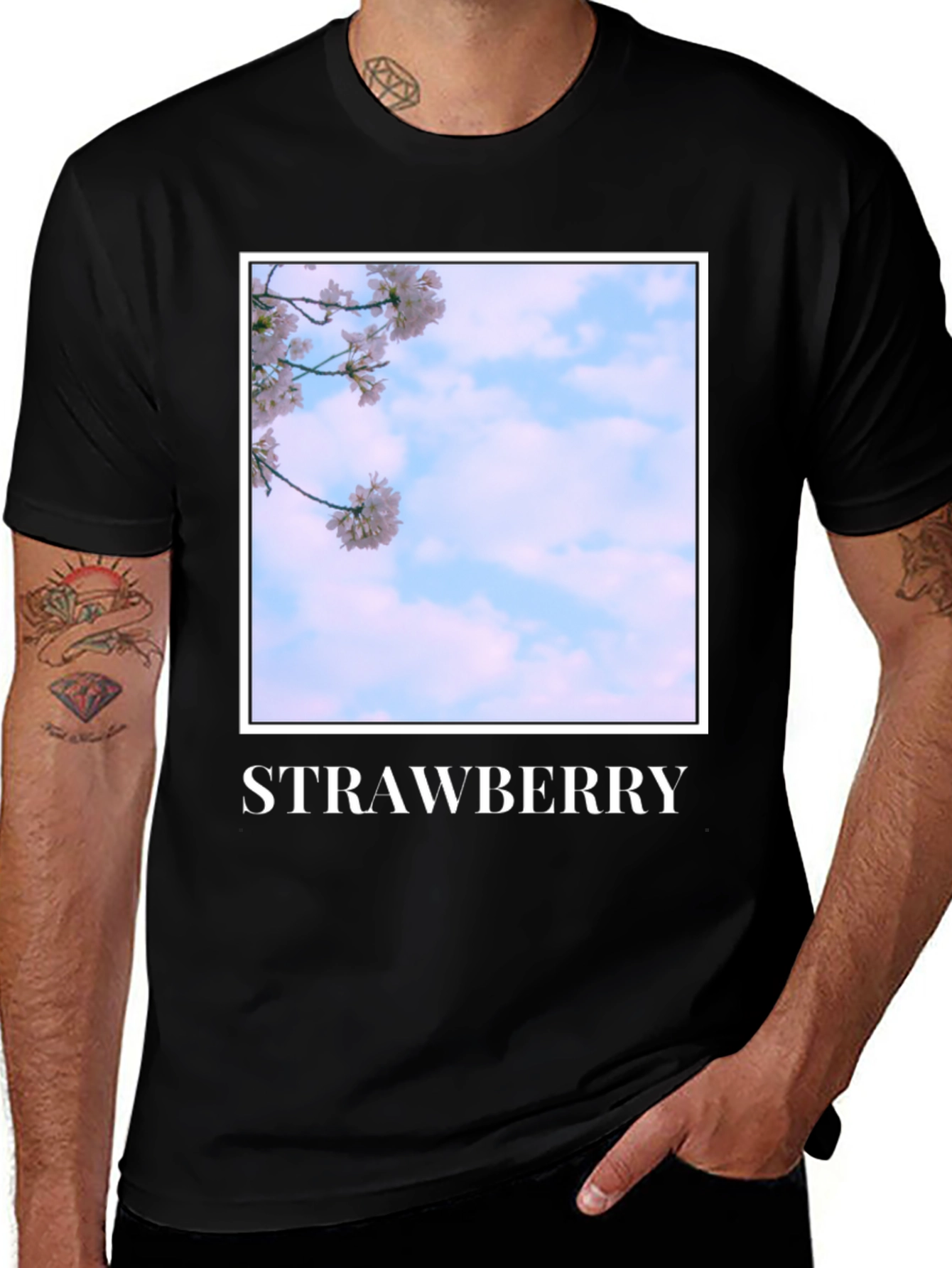 Strawberry Blossom T-Shirt - Soft Cotton Blend