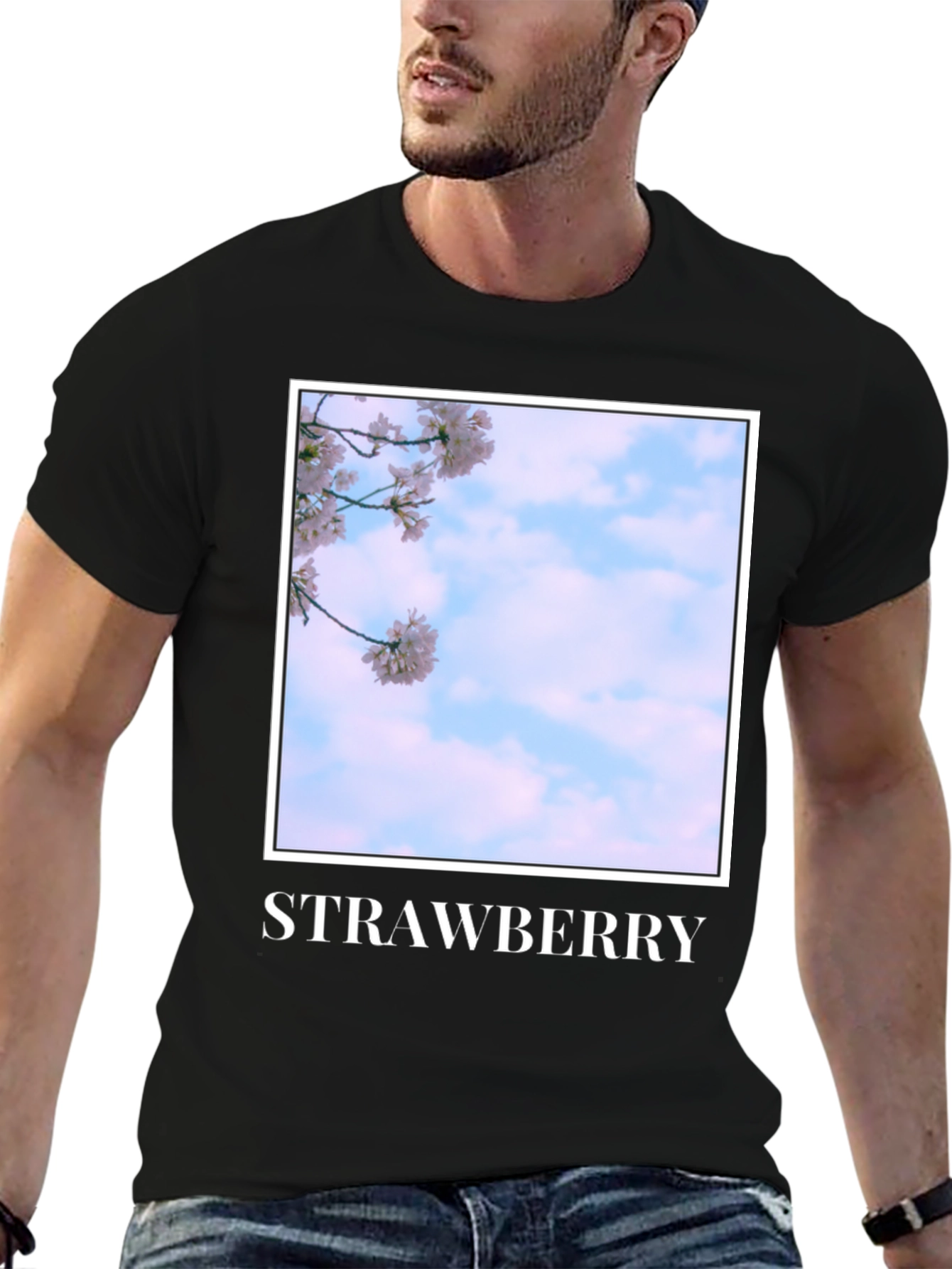 Strawberry Blossom T-Shirt - Soft Cotton Blend