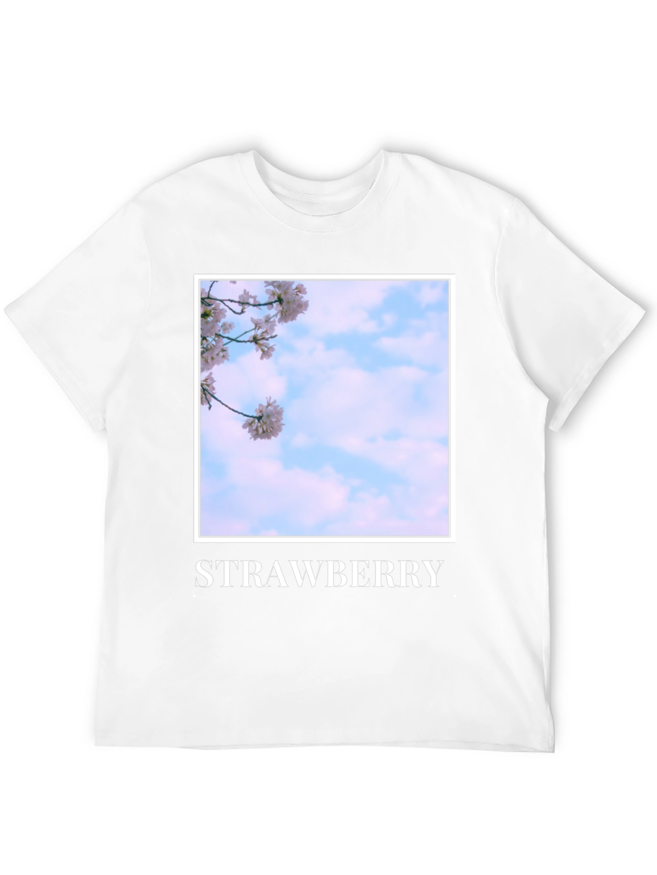 Strawberry Blossom T-Shirt - Soft Cotton Blend
