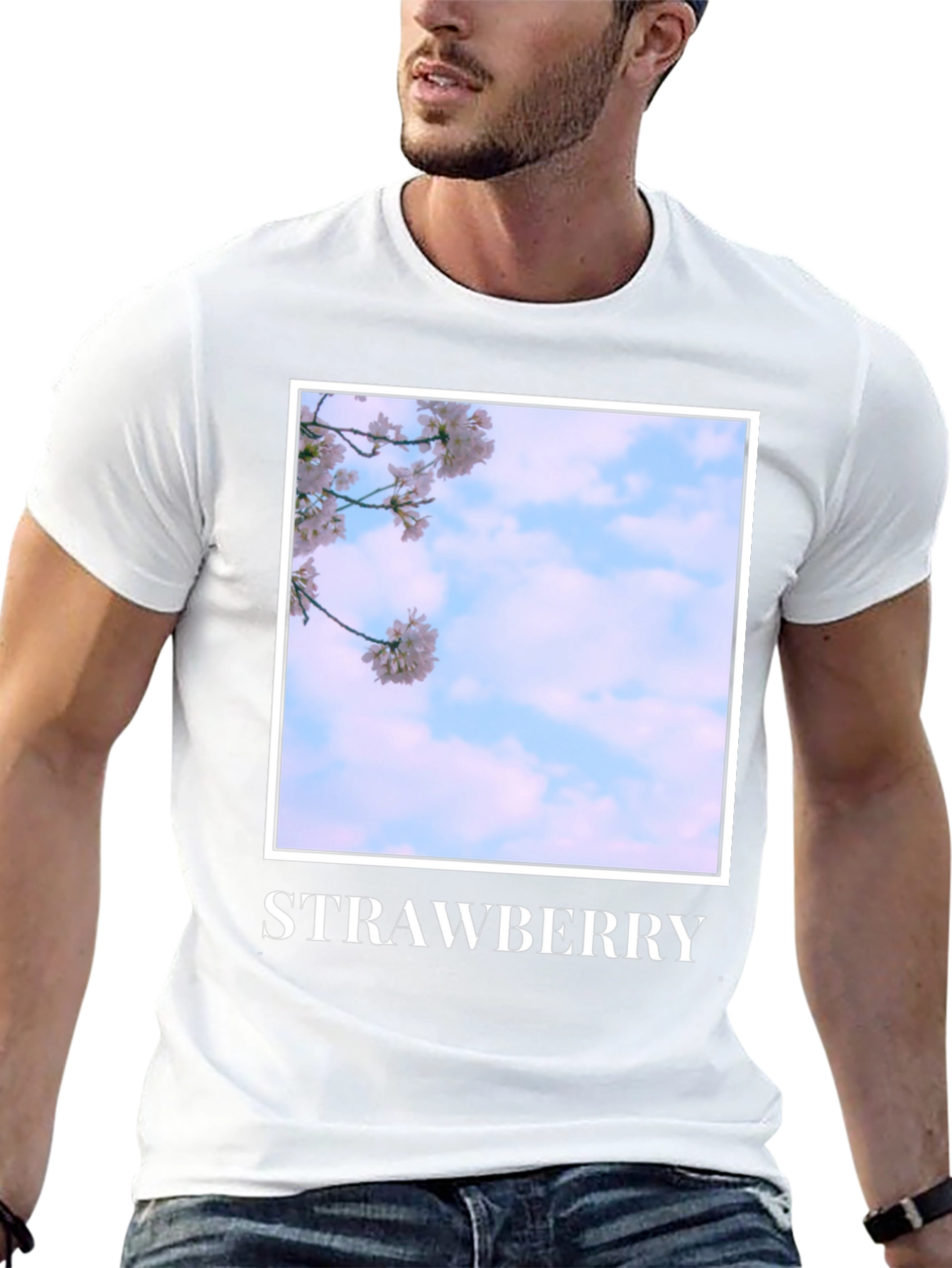Strawberry Blossom T-Shirt - Soft Cotton Blend