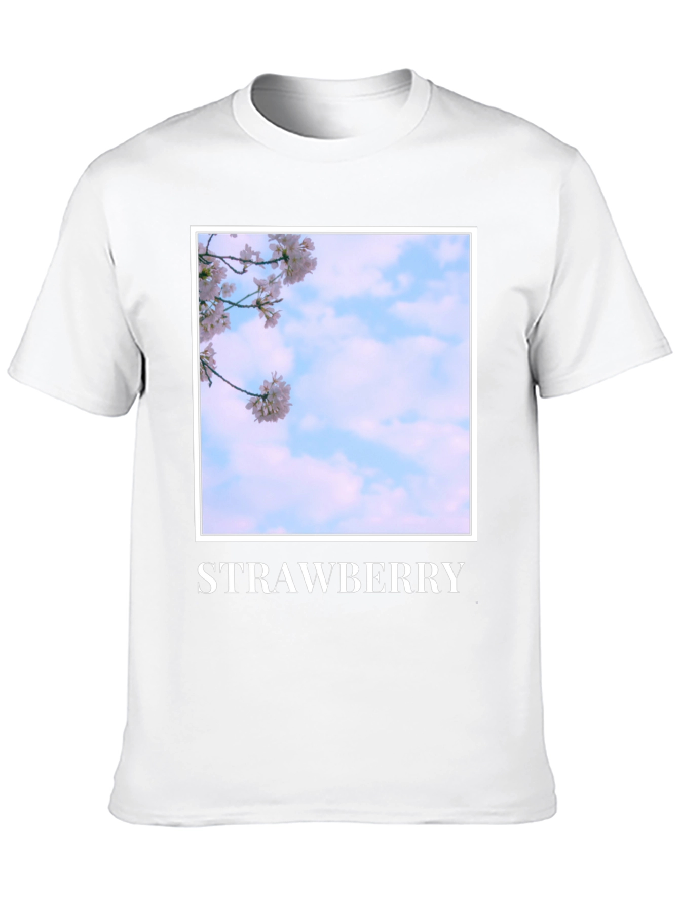 Strawberry Blossom T-Shirt - Soft Cotton Blend