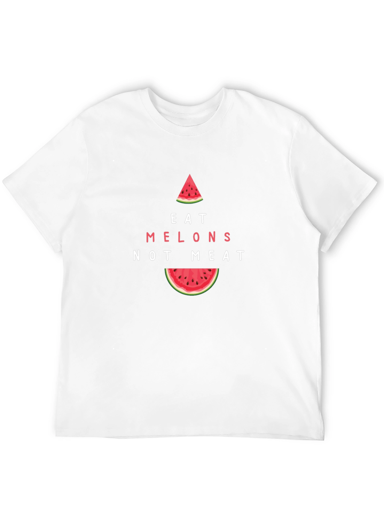Eat Melons Not Meat Graphic Tee