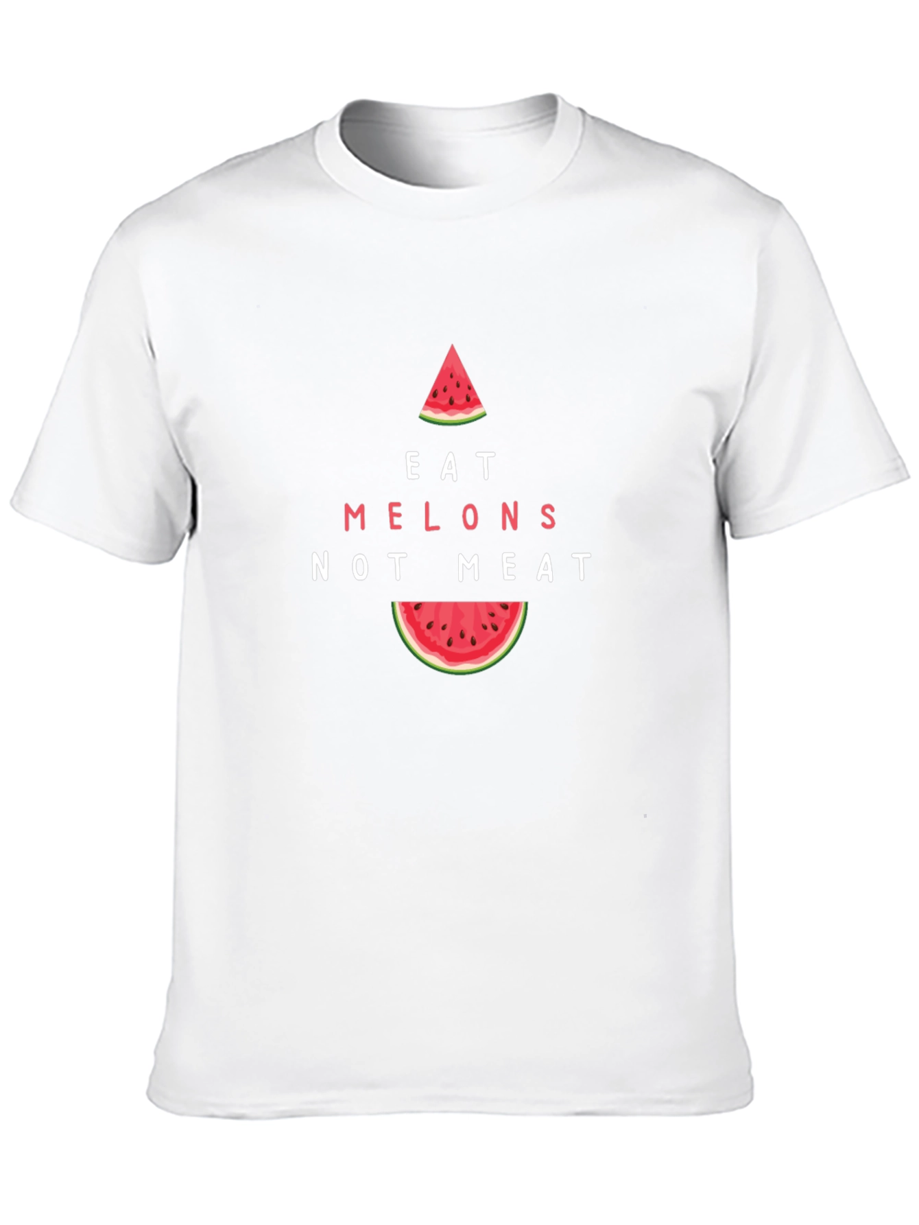 Eat Melons Not Meat Graphic Tee