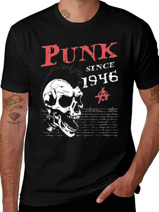 Punk Since 1946 Skull Graphic T-Shirt
