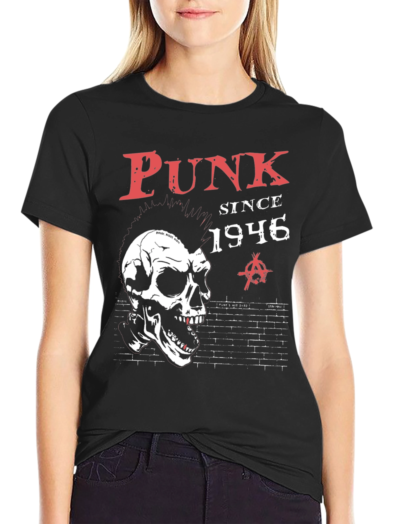 Punk Since 1946 Skull Graphic T-Shirt