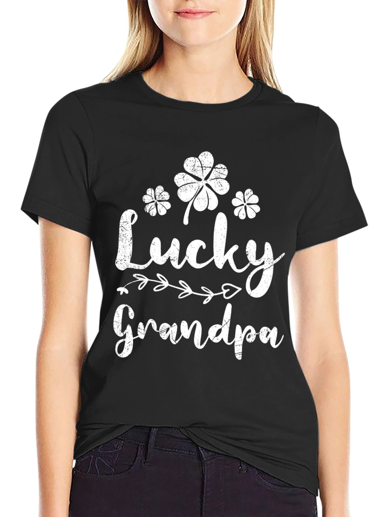 Lucky Grandpa St. Patricks Day Graphic T-Shirt