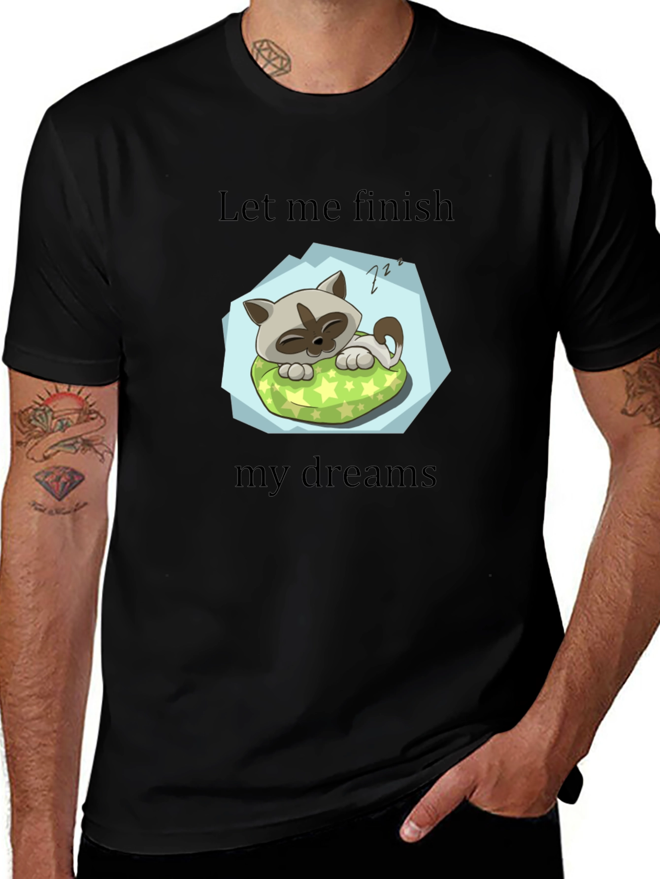 Sleepy Cat Graphic Tee