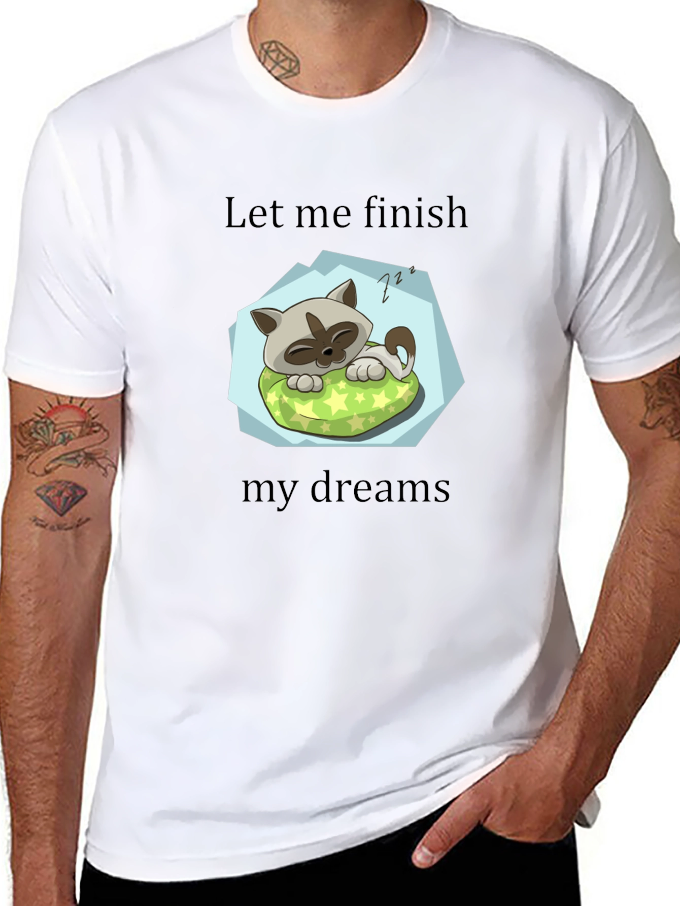 Sleepy Cat Graphic Tee