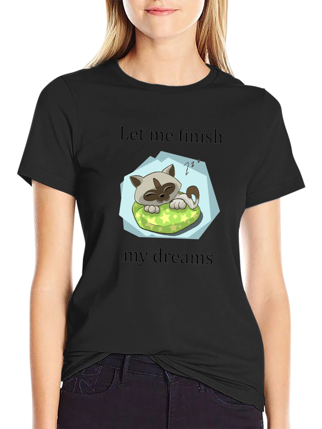Sleepy Cat Graphic Tee