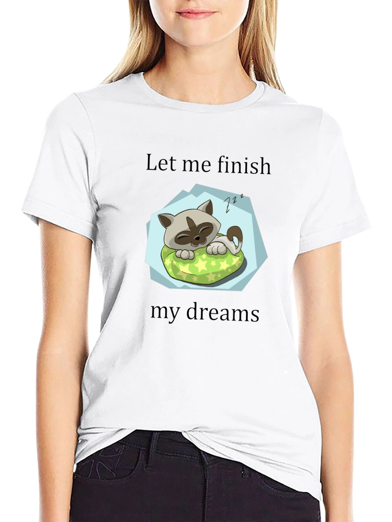 Sleepy Cat Graphic Tee