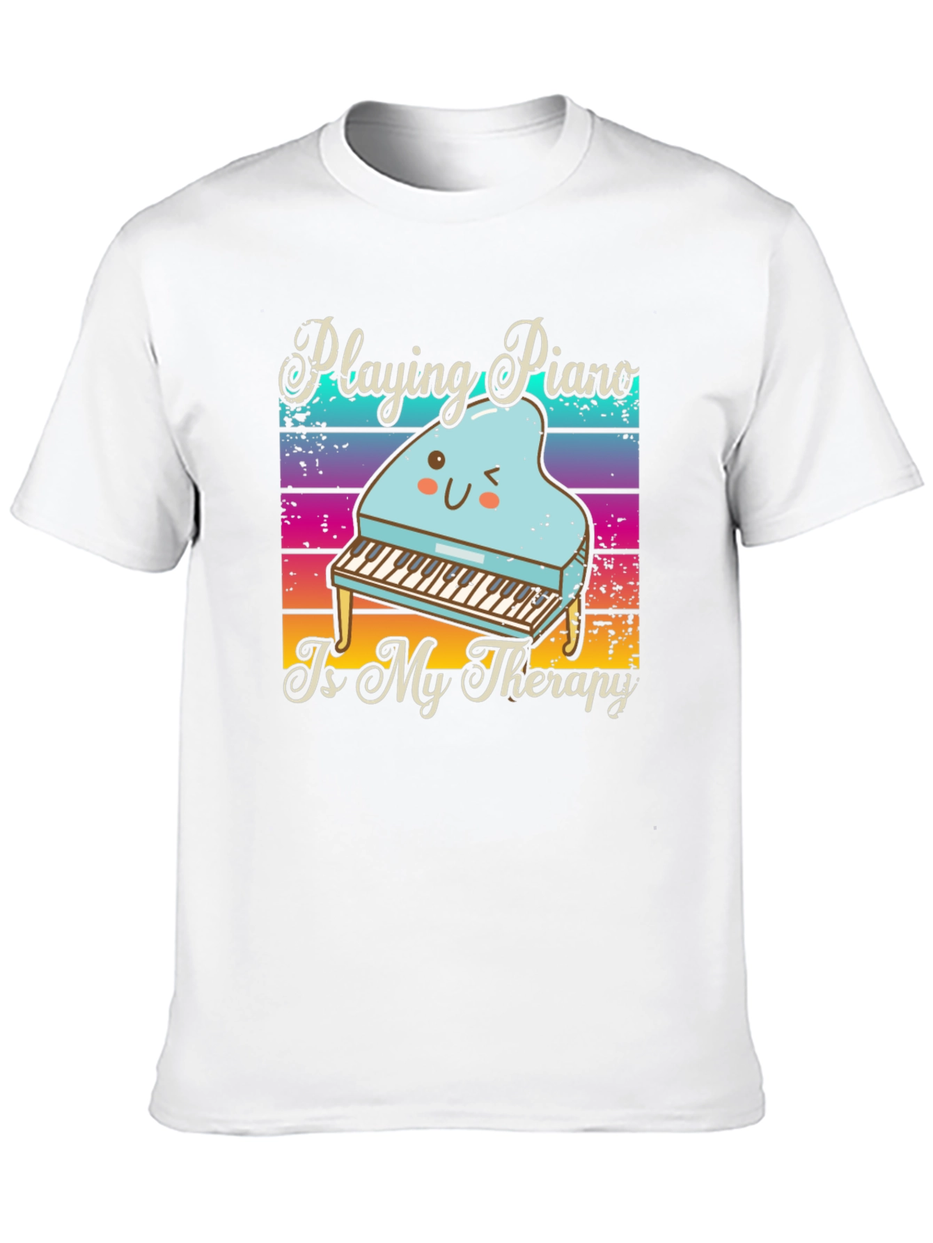 Playing Piano Therapy T-Shirt
