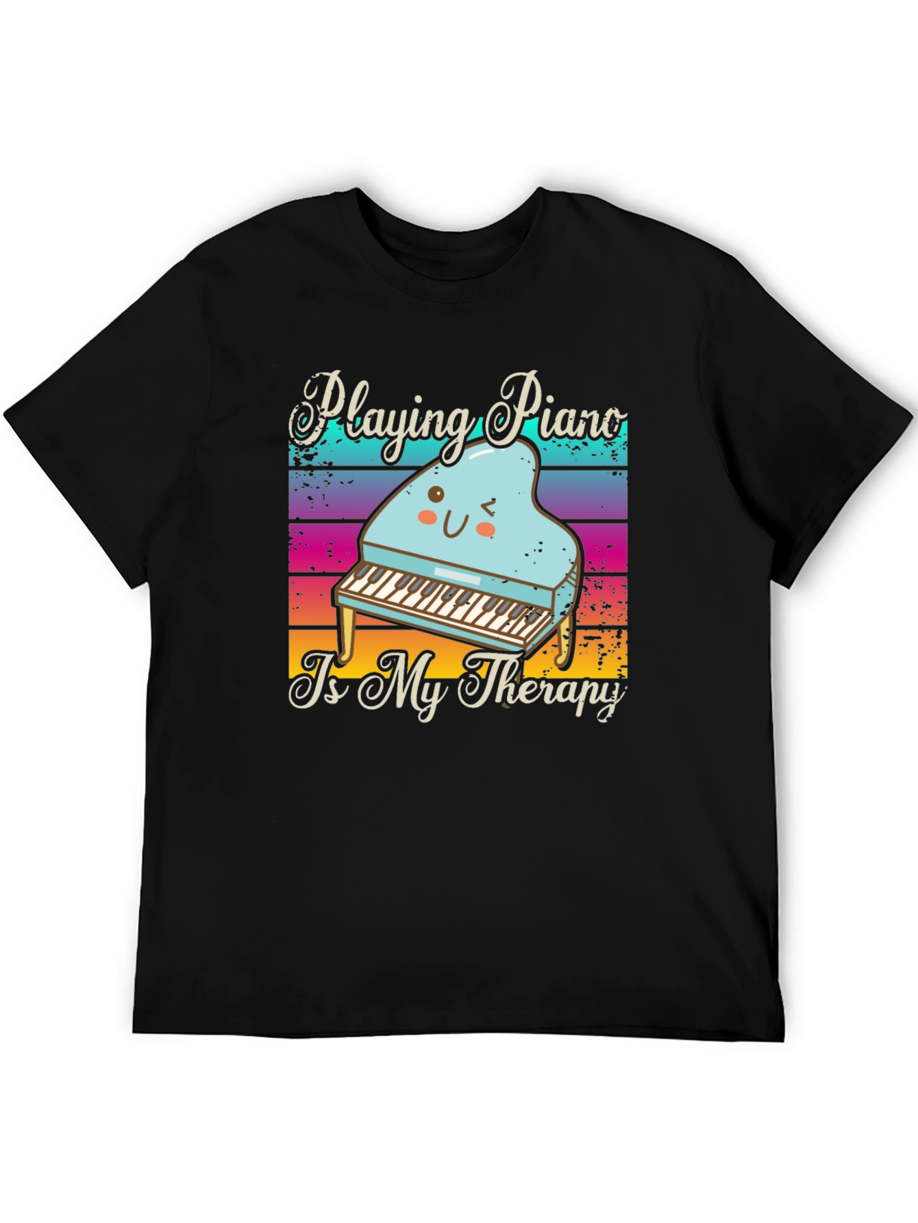 Playing Piano Therapy T-Shirt
