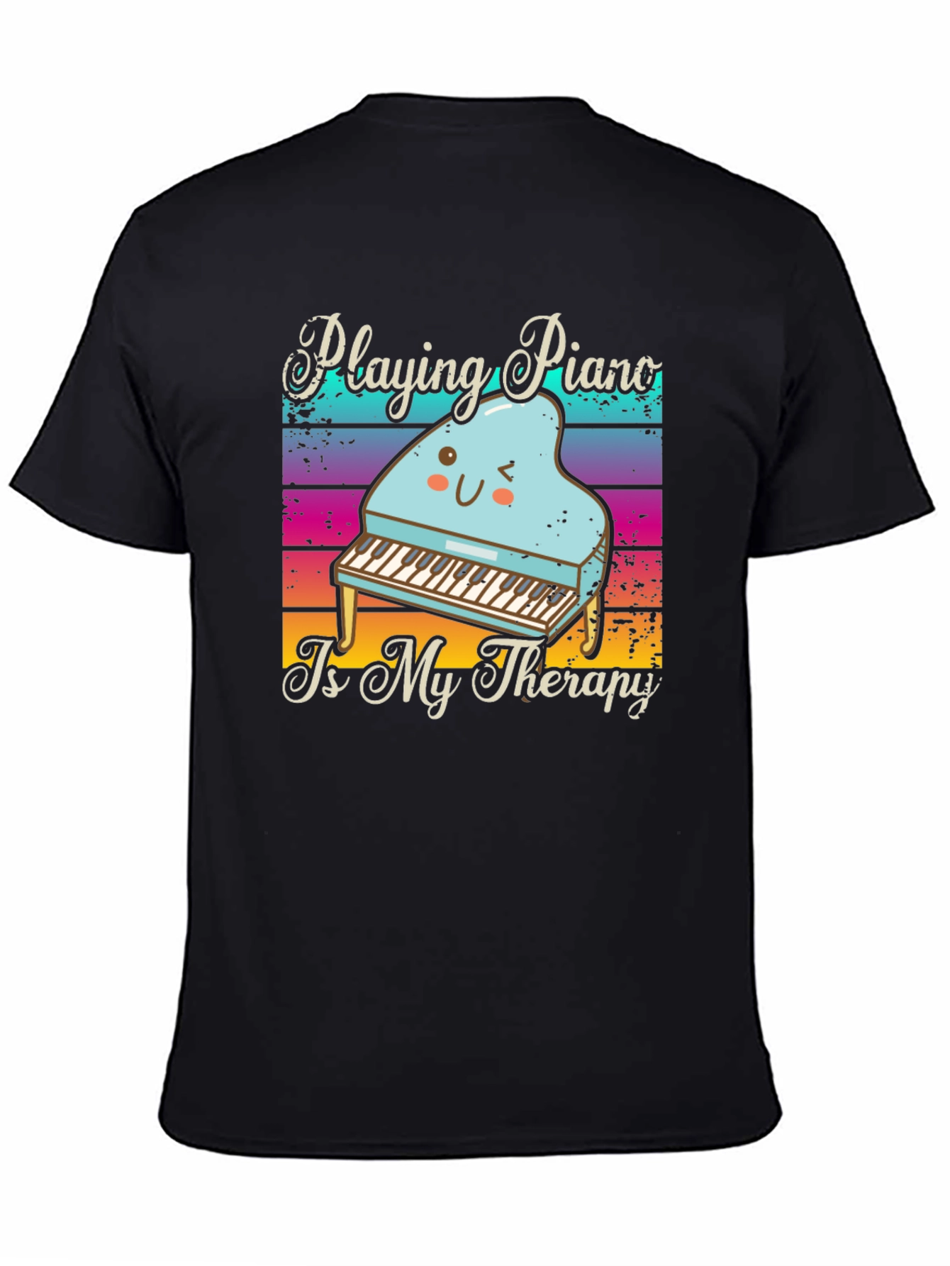 Playing Piano Therapy T-Shirt
