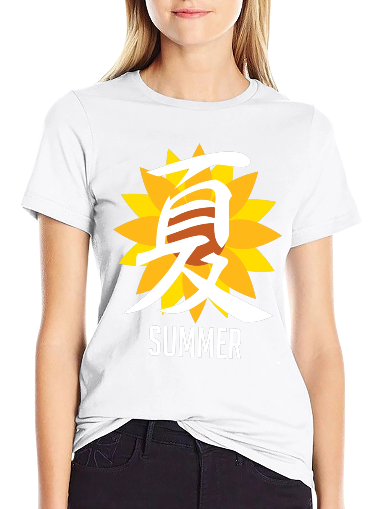 Summer Sunflower Graphic T-Shirt