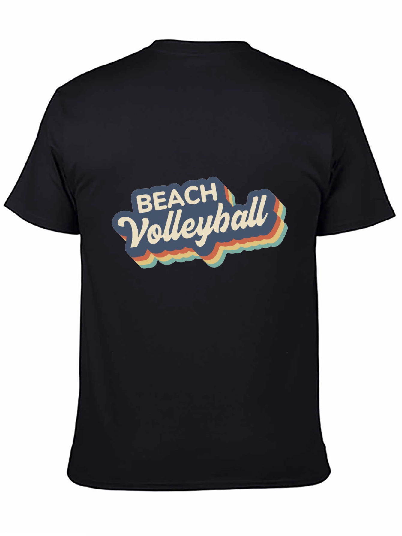 Retro Beach Volleyball Graphic T-Shirt