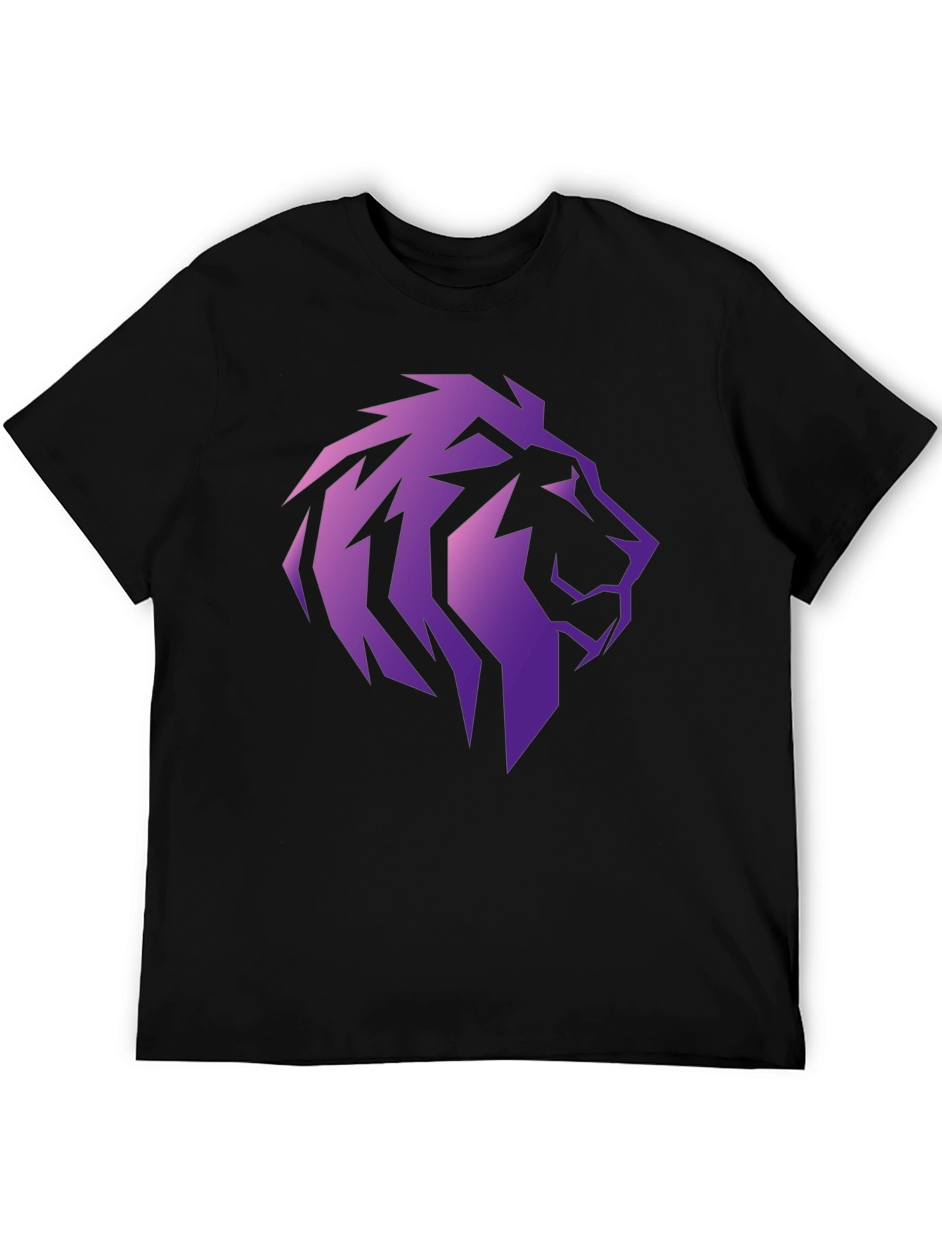 Lion Head Graphic Tee - Stylish Mens T-Shirt