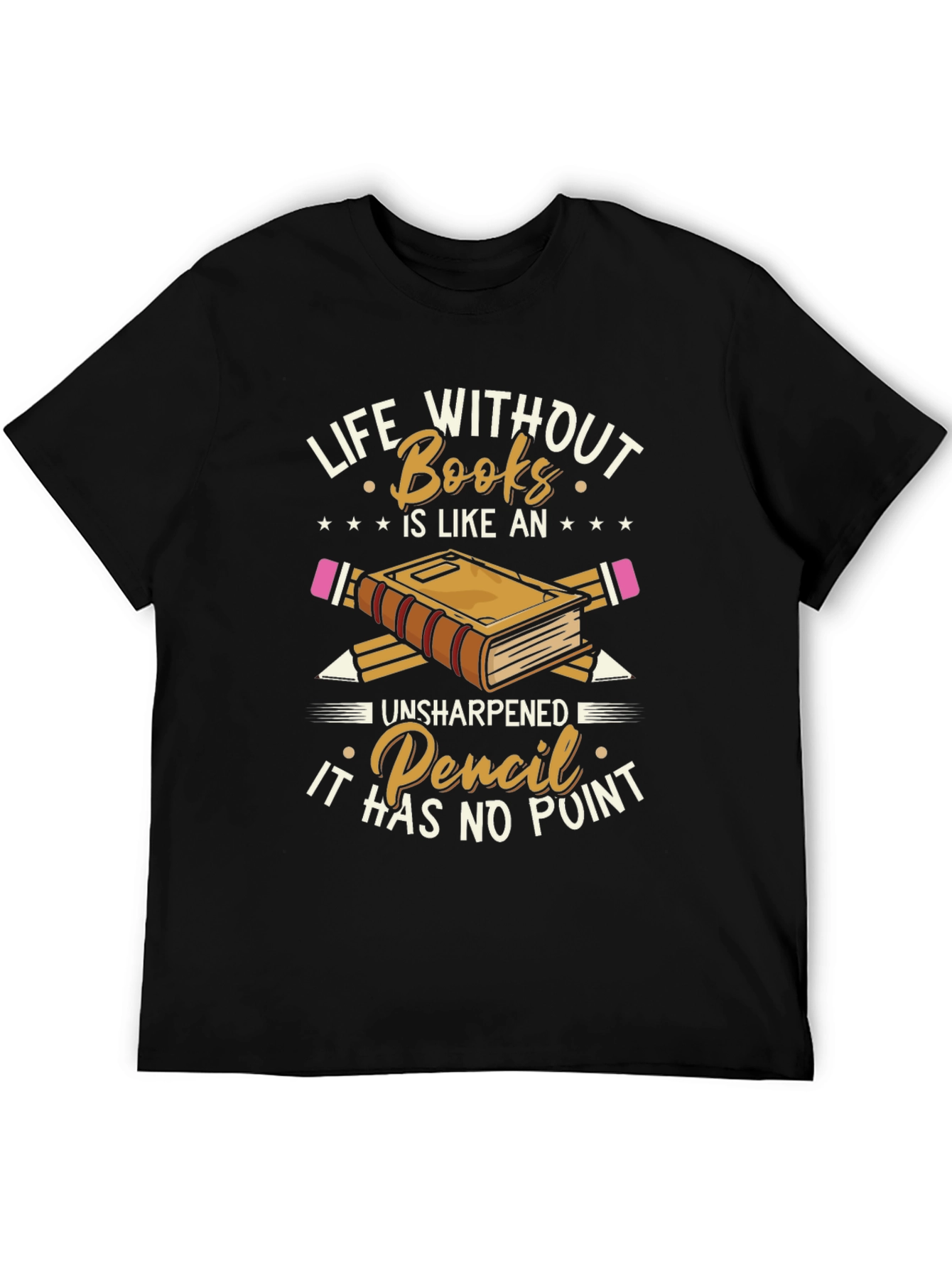 Life Without Books Graphic Tee