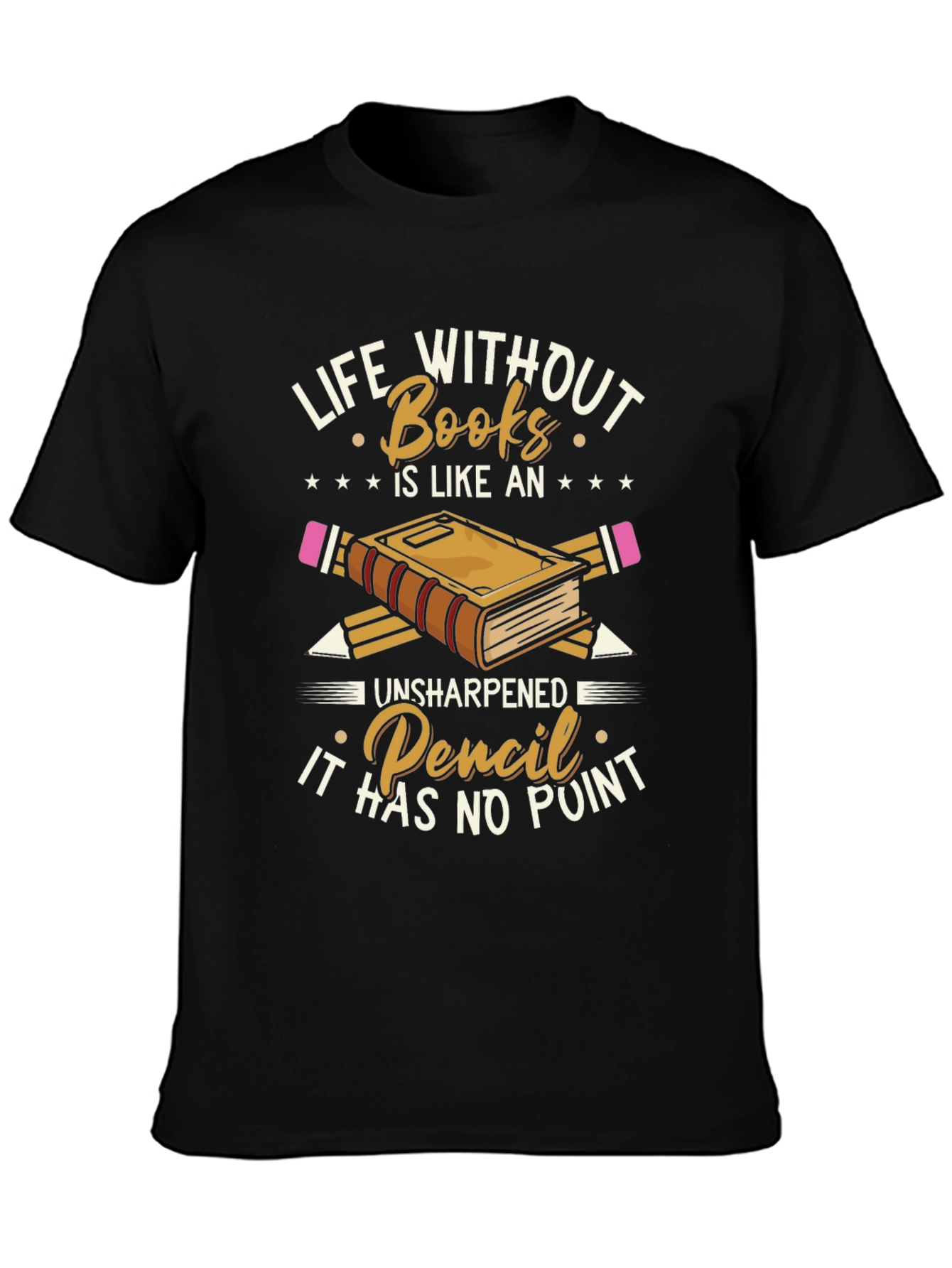 Life Without Books Graphic Tee
