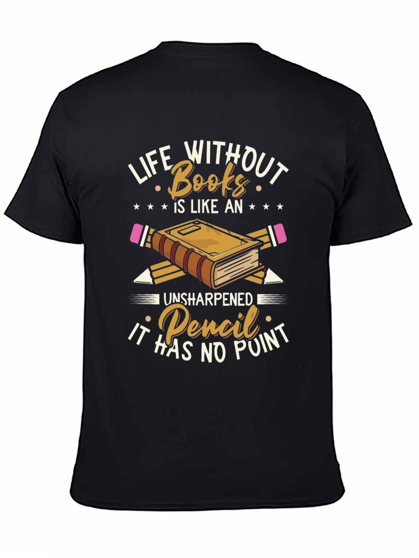 Life Without Books Graphic Tee
