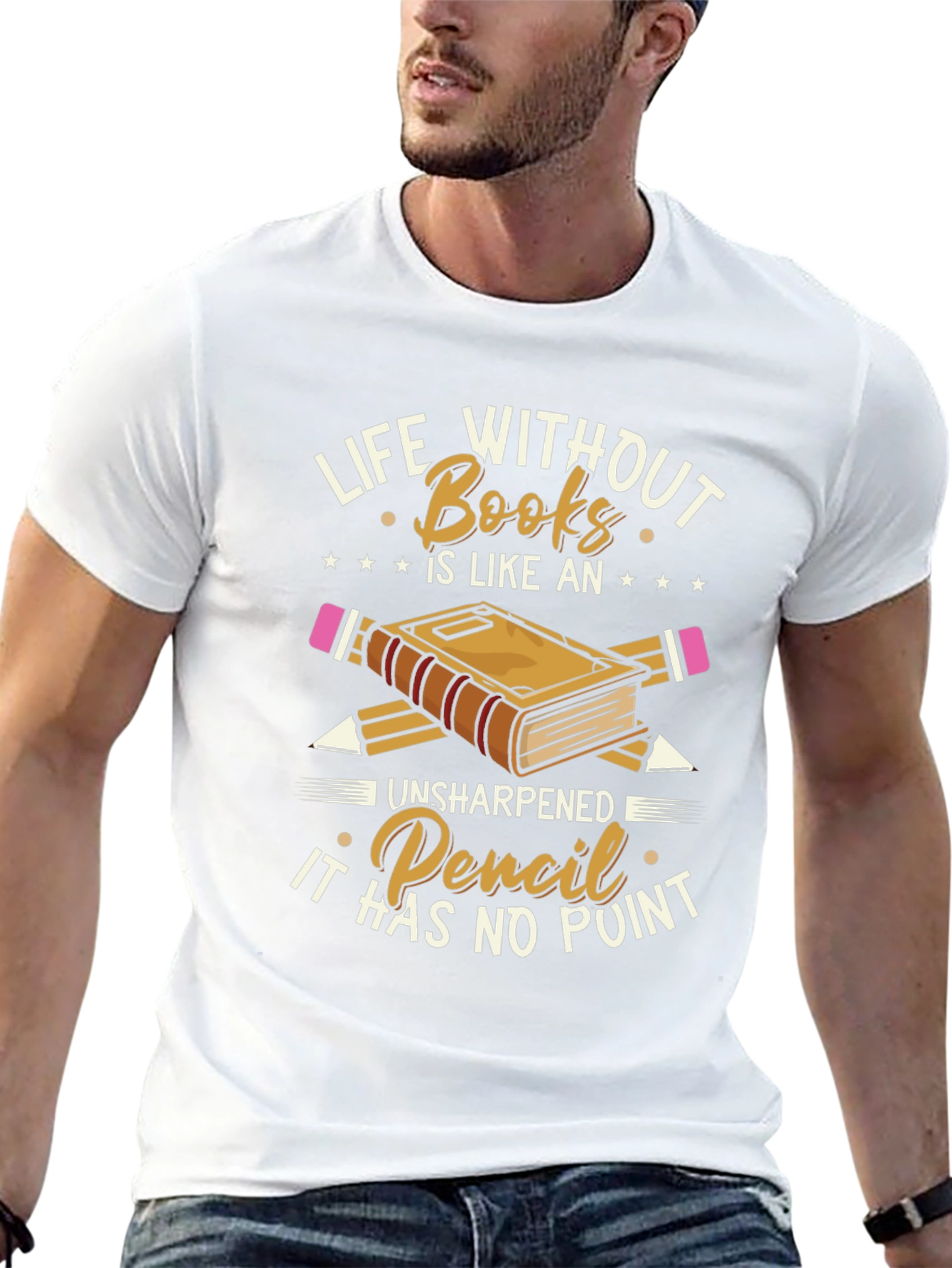 Life Without Books Graphic Tee