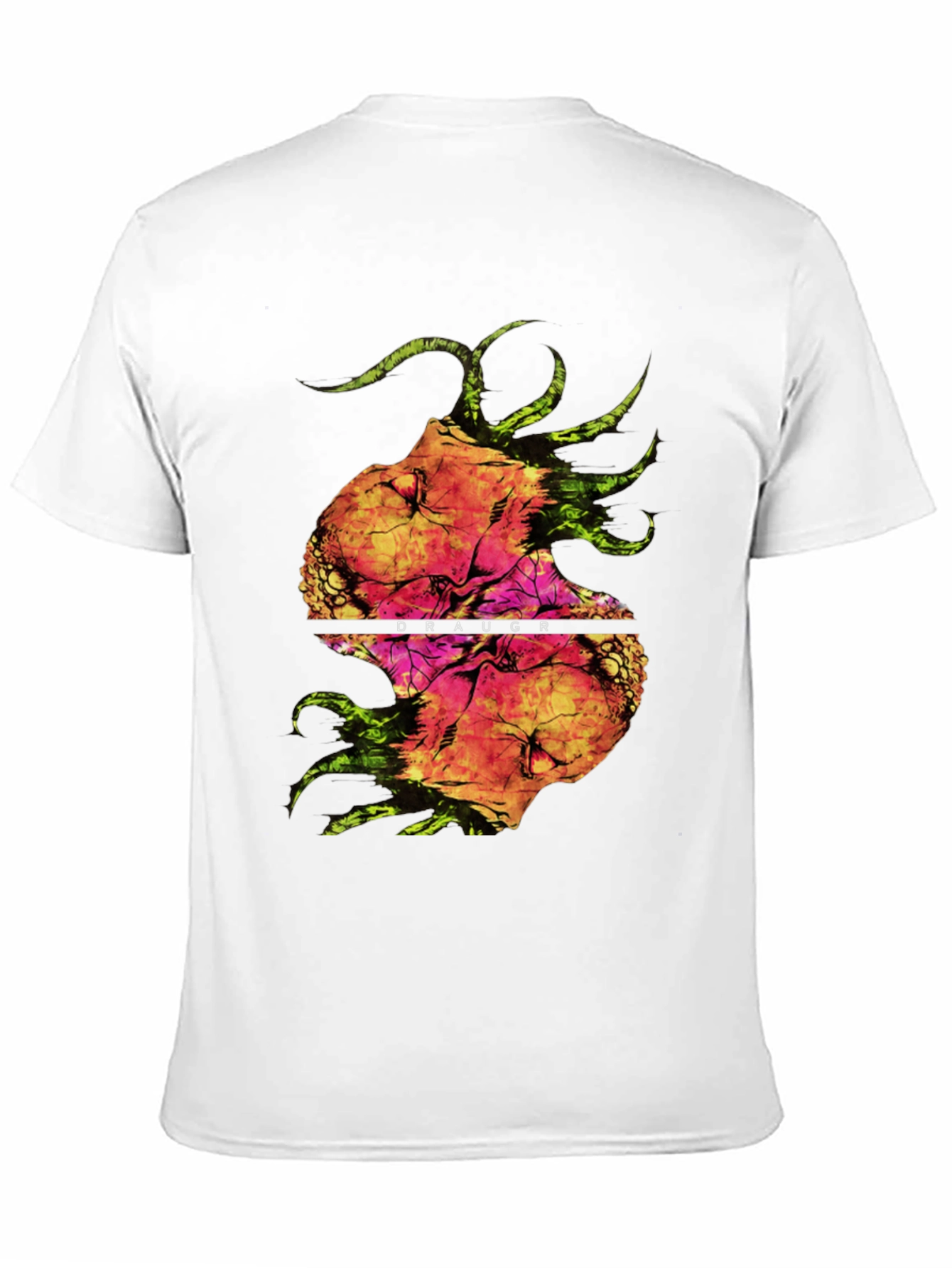 Draugr Graphic Print Black T-Shirt