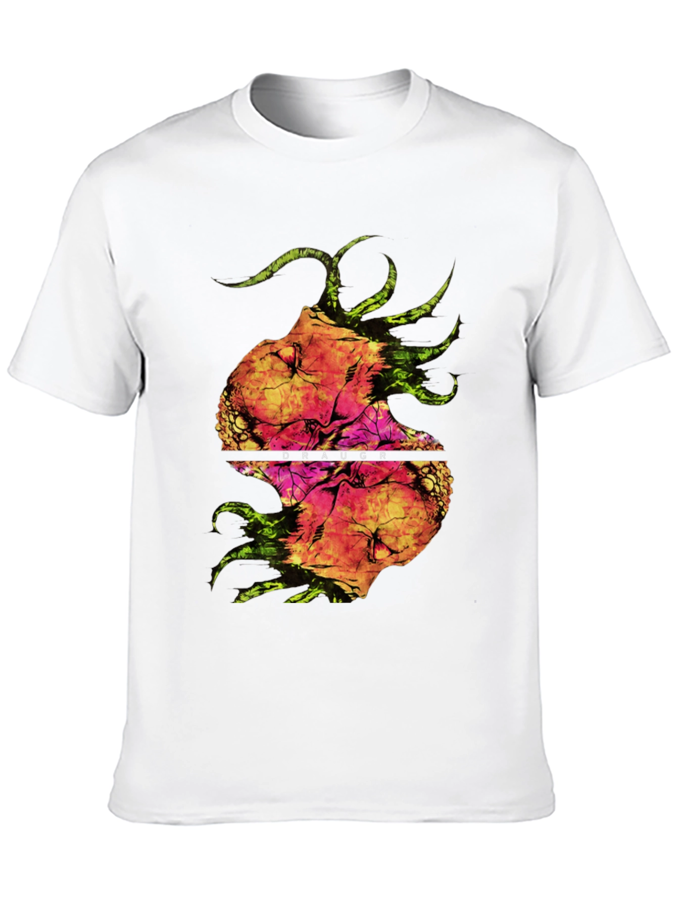 Draugr Graphic Print Black T-Shirt