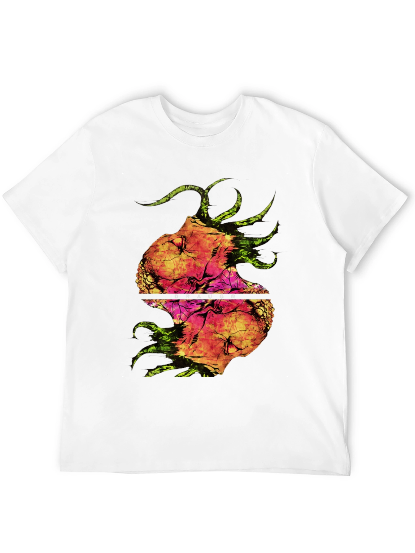 Draugr Graphic Print Black T-Shirt