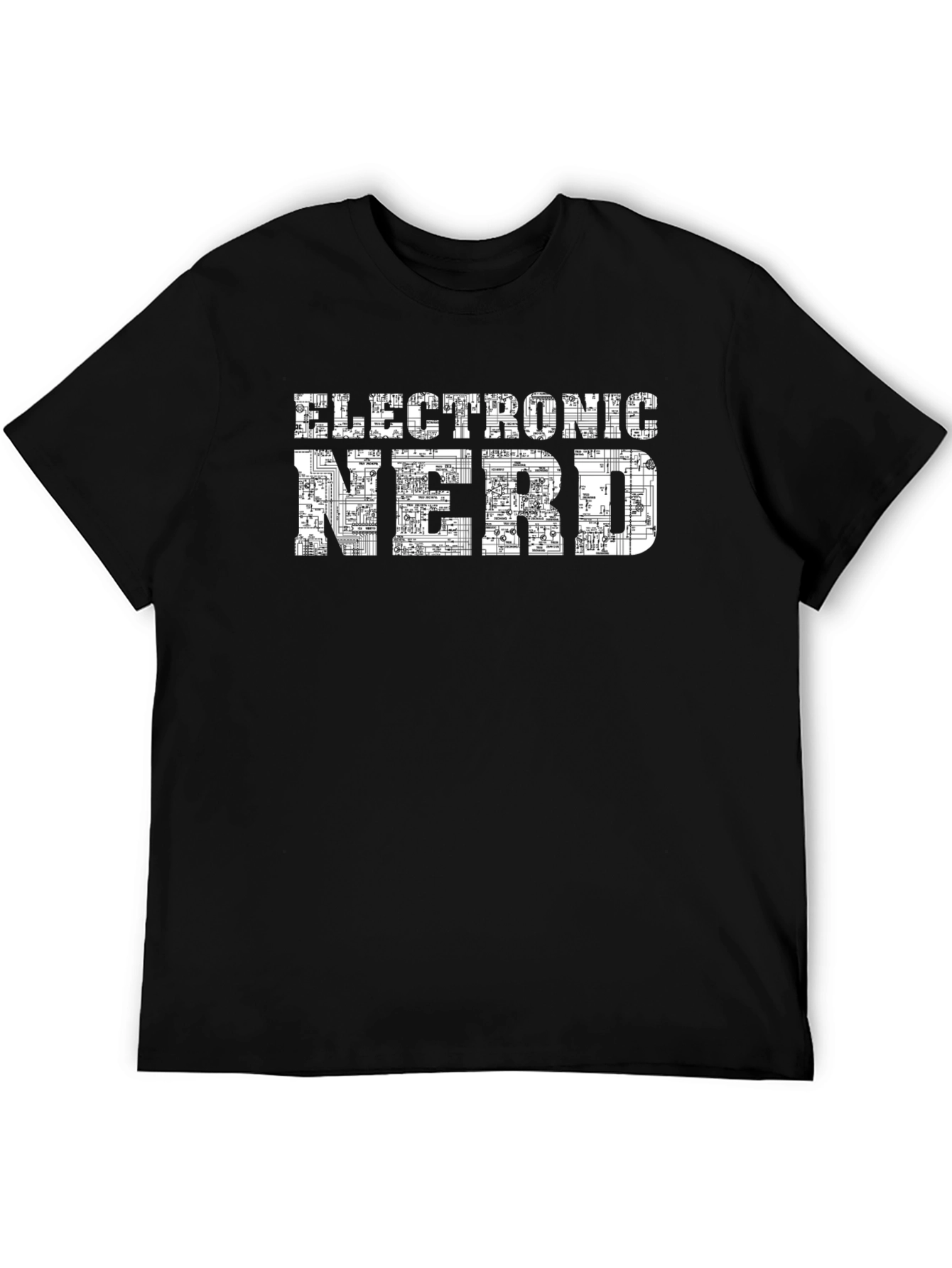 Electronic Nerd T-Shirt - Circuit Board Design