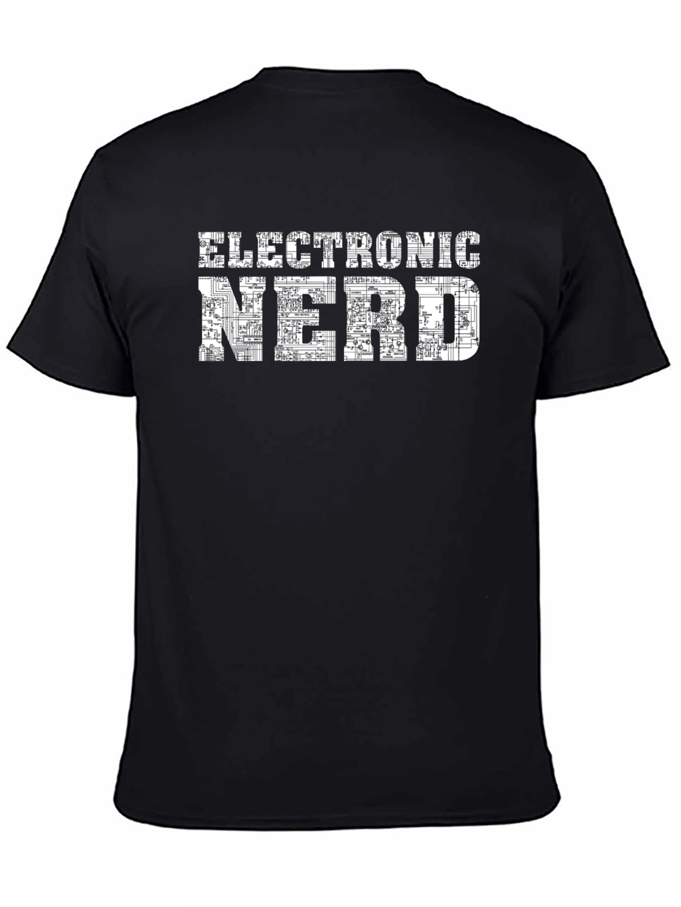 Electronic Nerd T-Shirt - Circuit Board Design