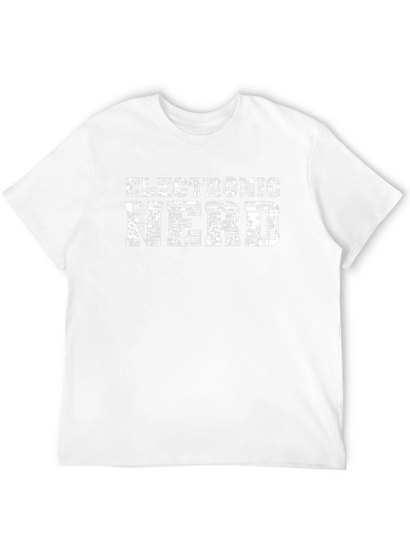 Electronic Nerd T-Shirt - Circuit Board Design