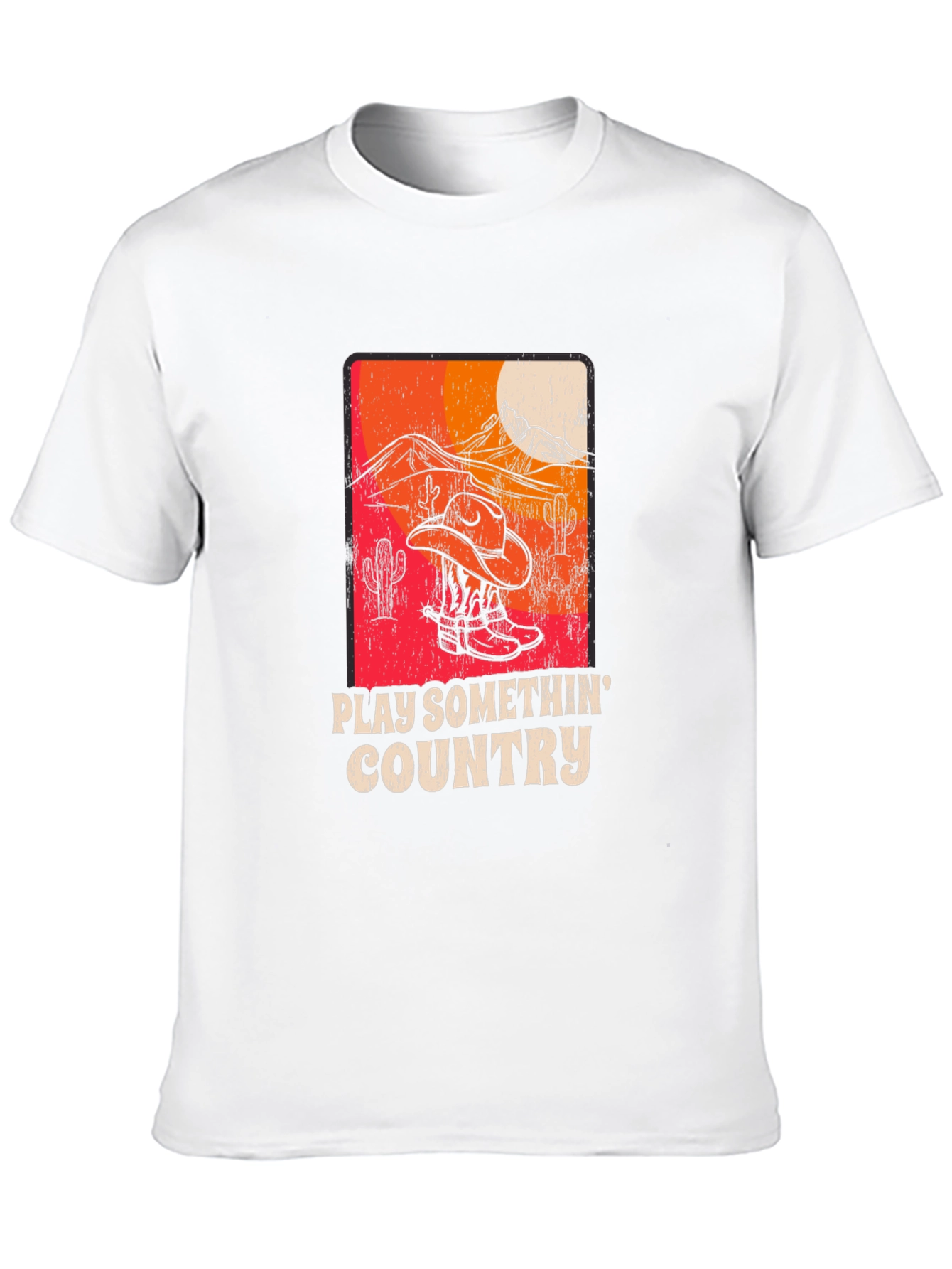 Play Somethin Country Graphic T-Shirt