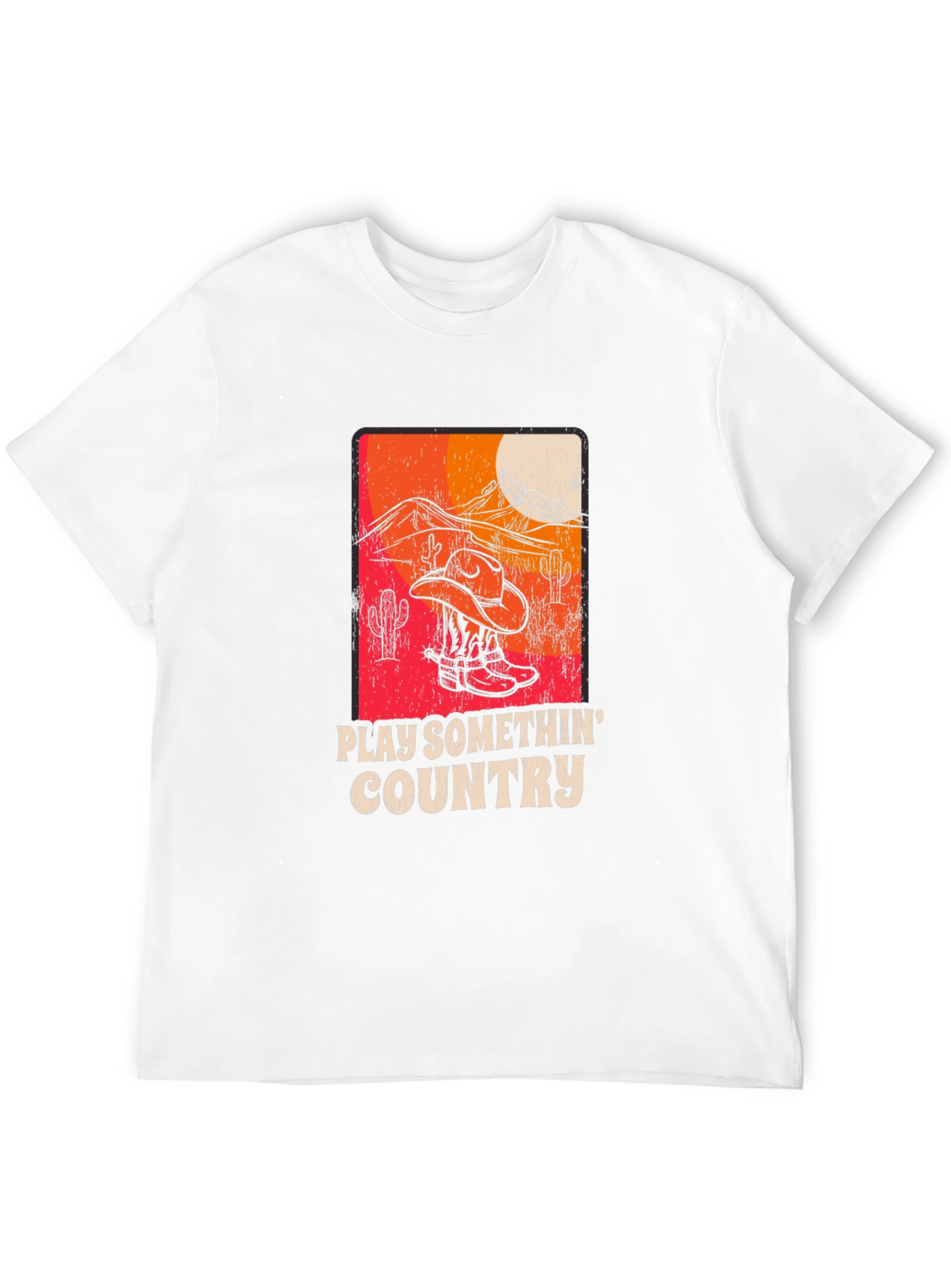 Play Somethin Country Graphic T-Shirt