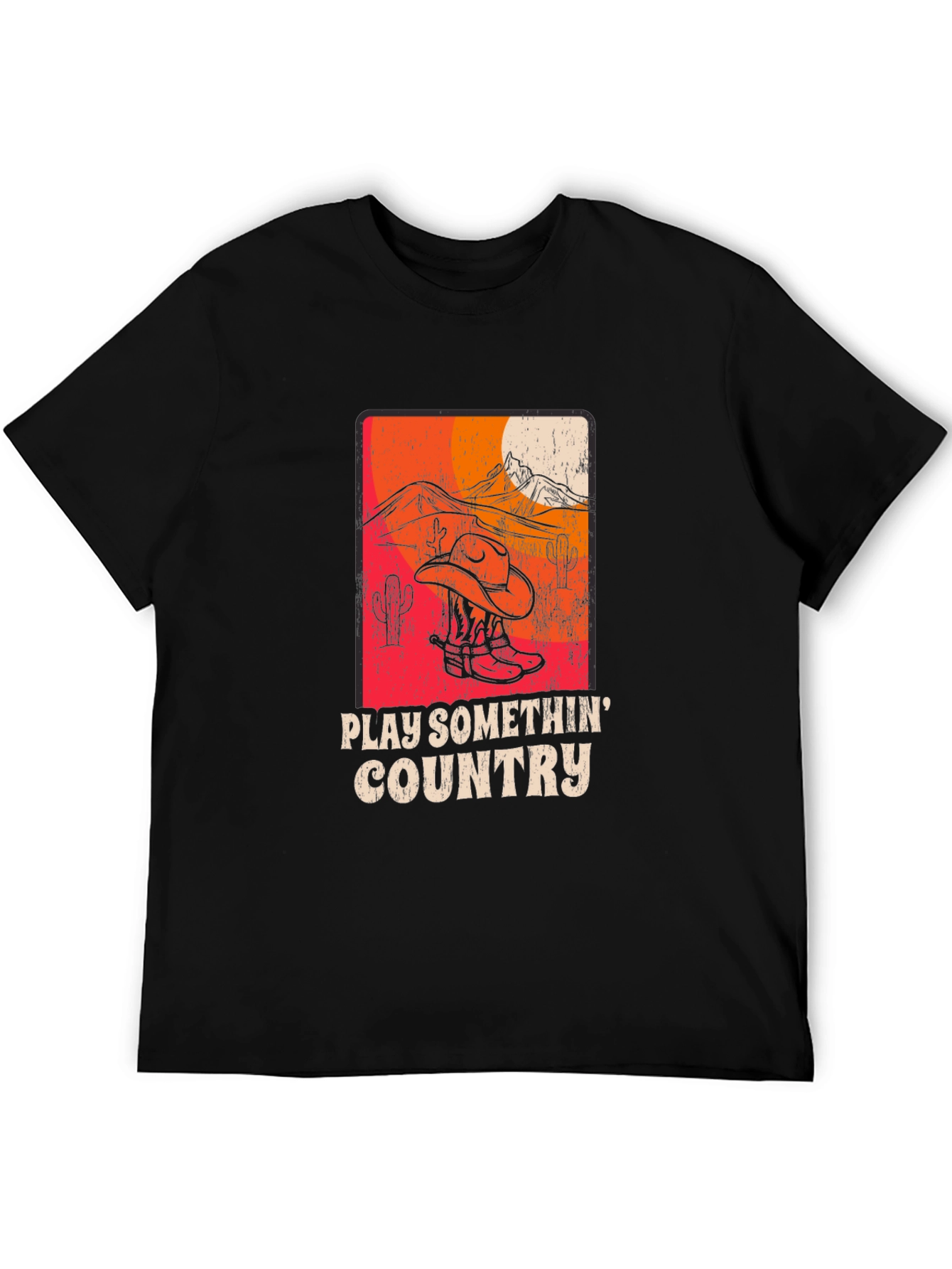 Play Somethin Country Graphic T-Shirt