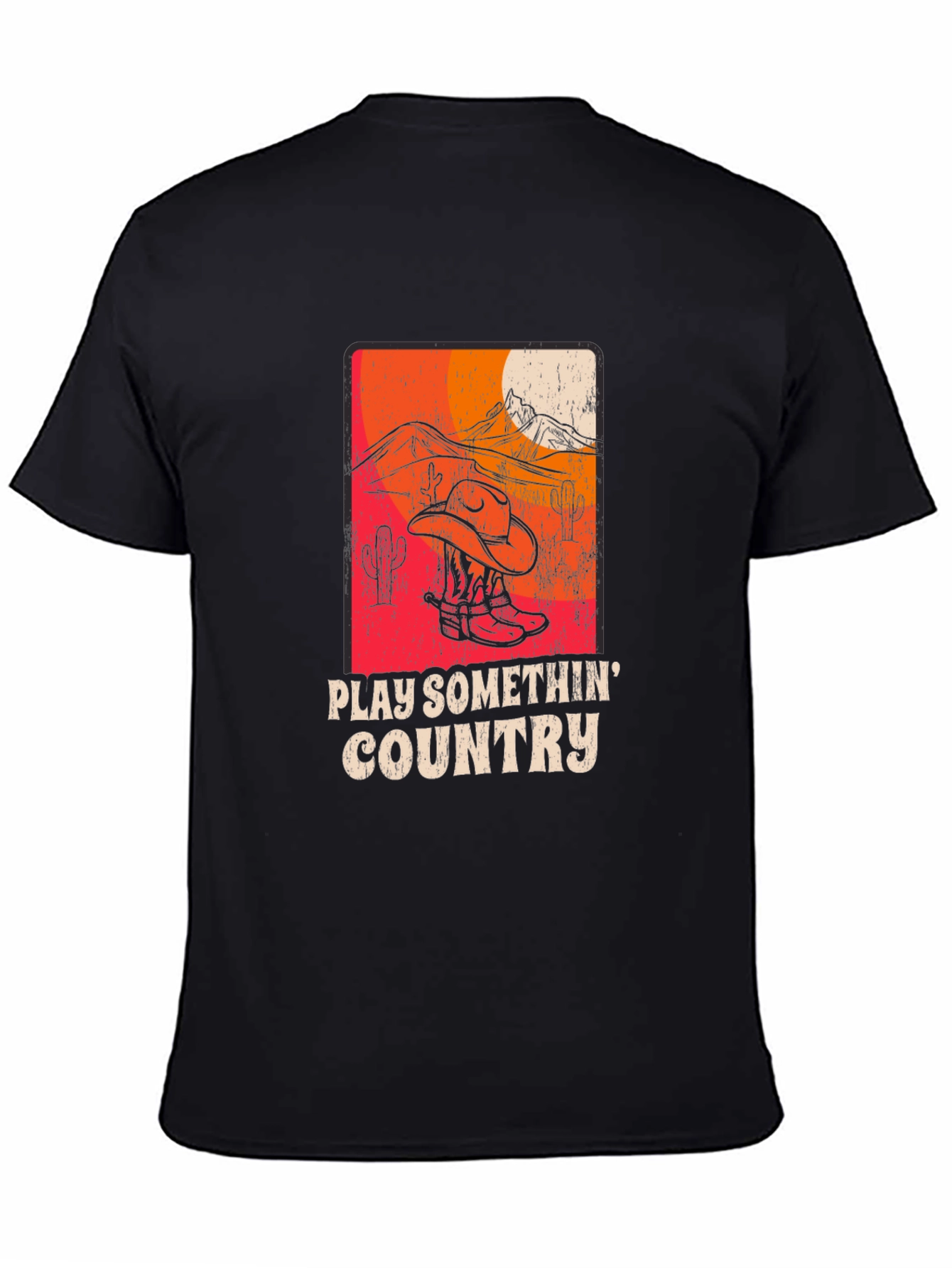 Play Somethin Country Graphic T-Shirt