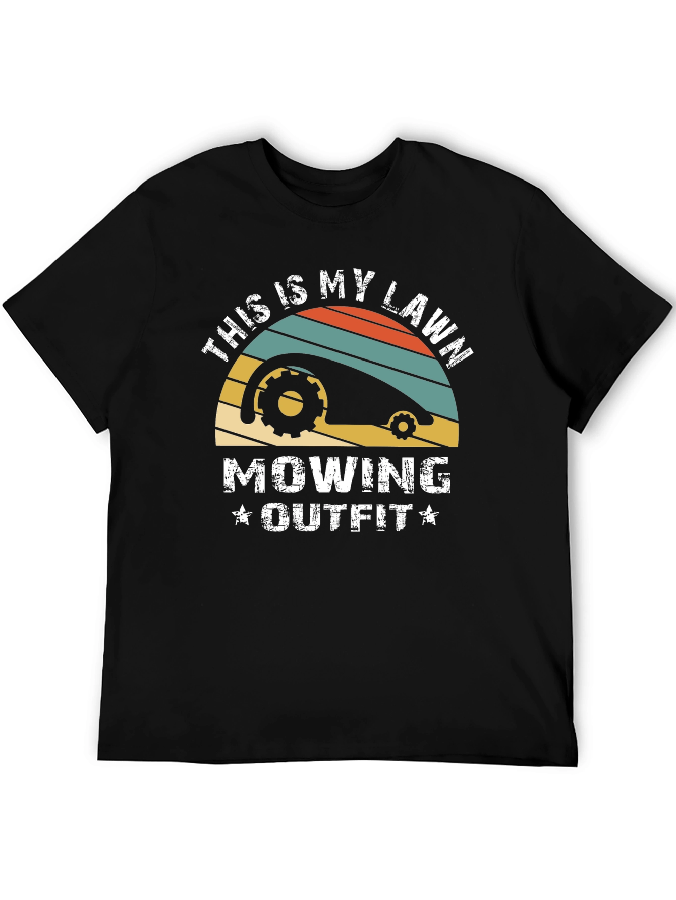 Lawn Mowing Outfit T-Shirt: Perfect for Gardening Enthusiasts