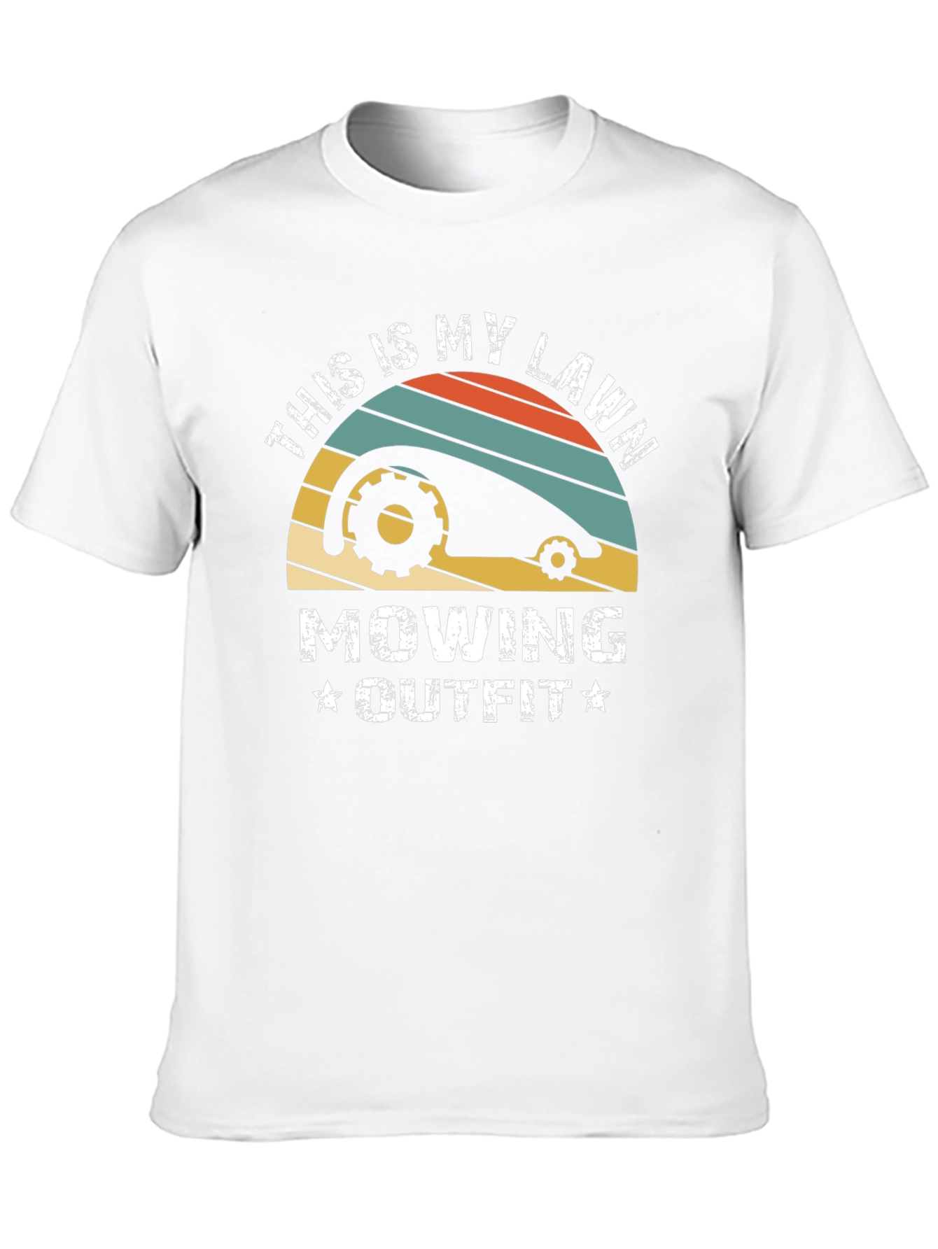 Lawn Mowing Outfit T-Shirt: Perfect for Gardening Enthusiasts