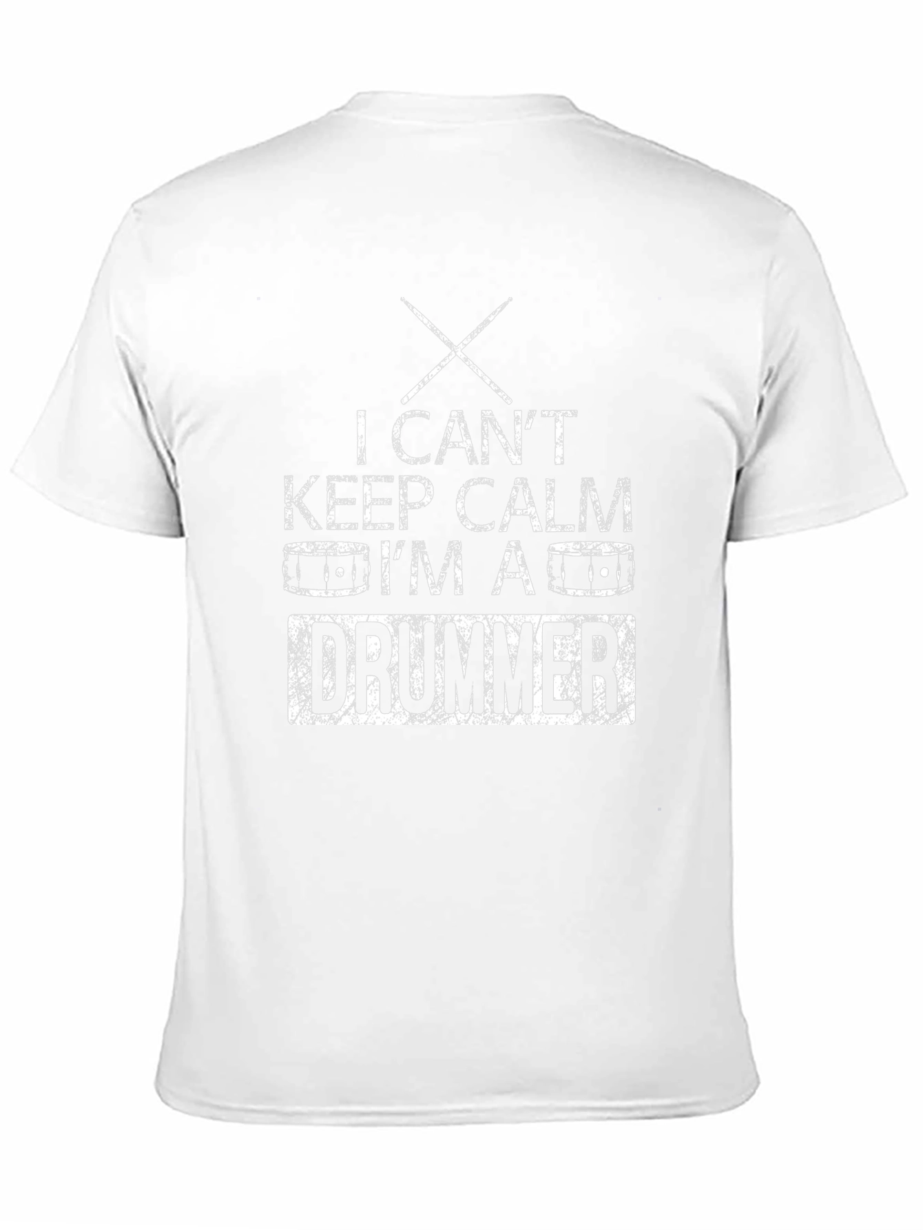 Funny Drummer T-Shirt - I Cant Keep Calm