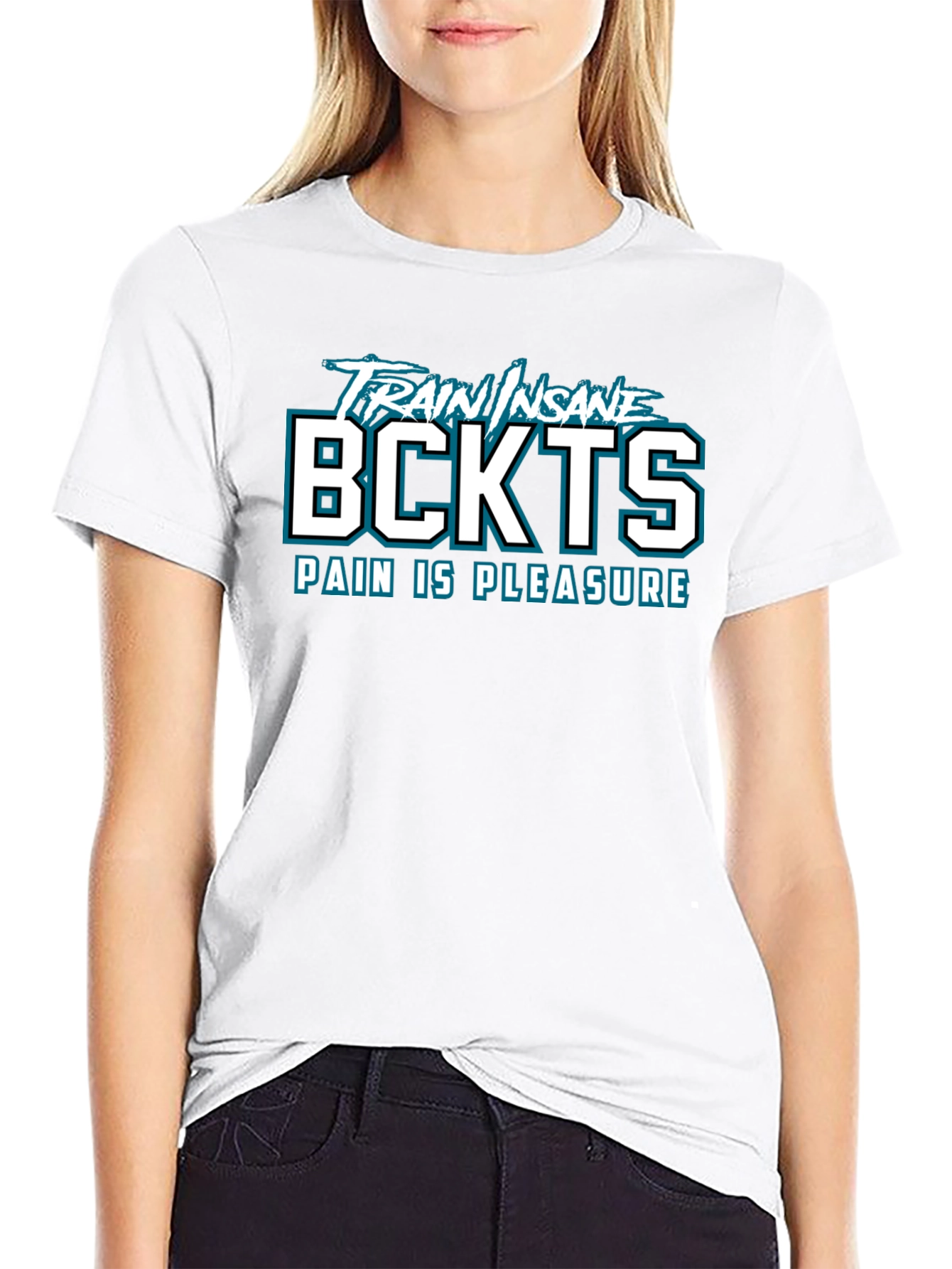 Train Insane BCKTS Black Graphic Tee