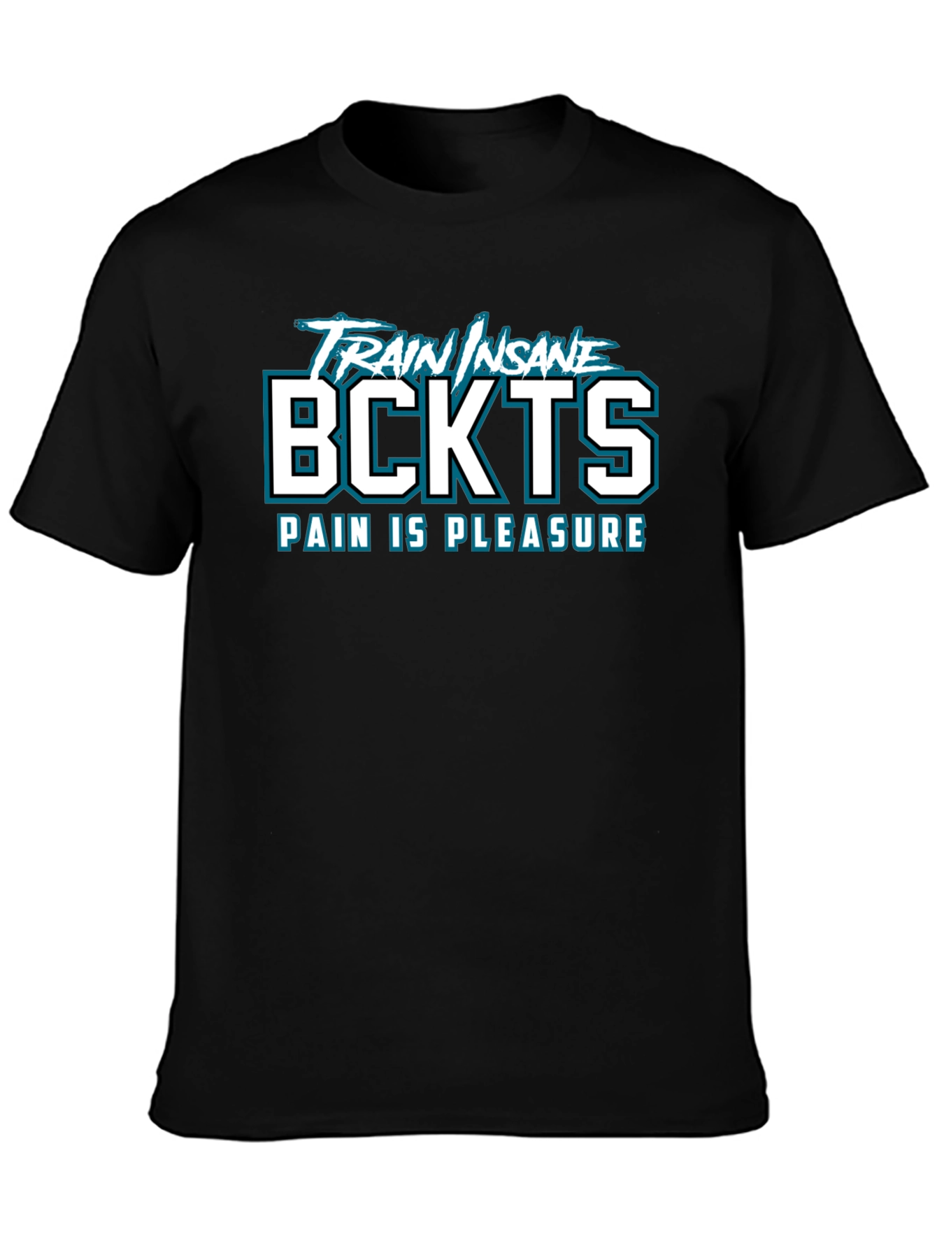 Train Insane BCKTS Black Graphic Tee