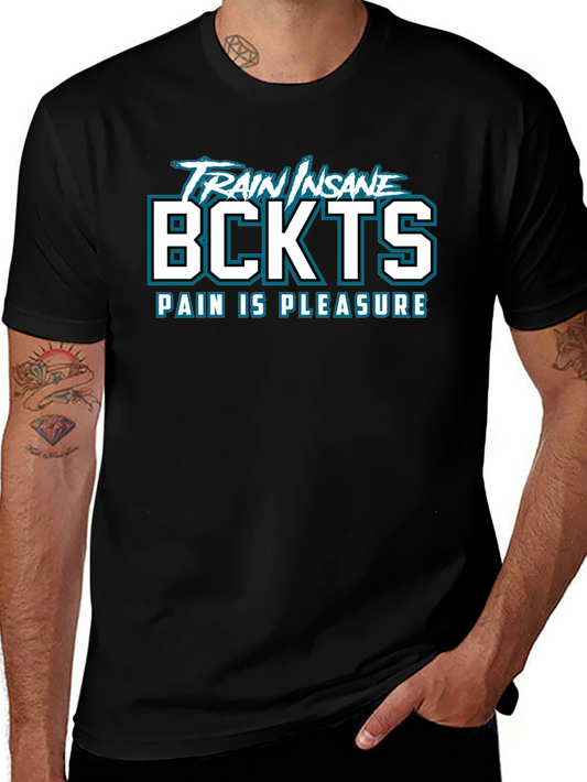 Train Insane BCKTS Black Graphic Tee