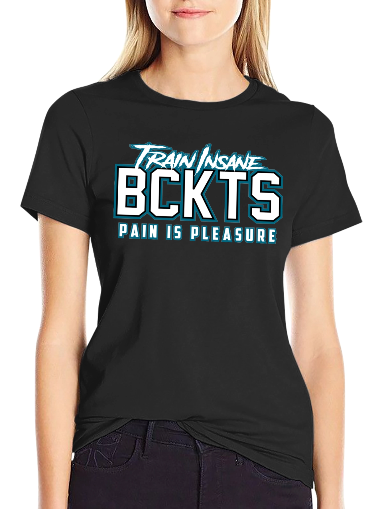 Train Insane BCKTS Black Graphic Tee