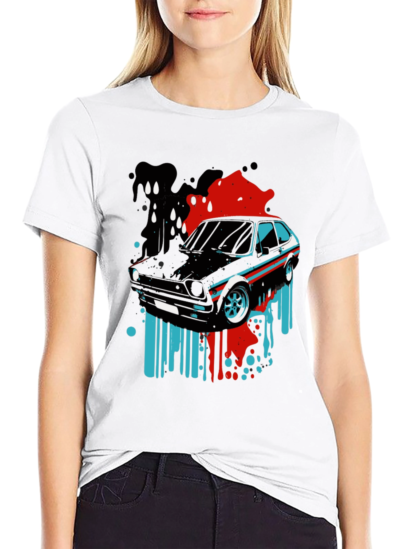 Retro Car Graphic Tee - Cool Automotive Design